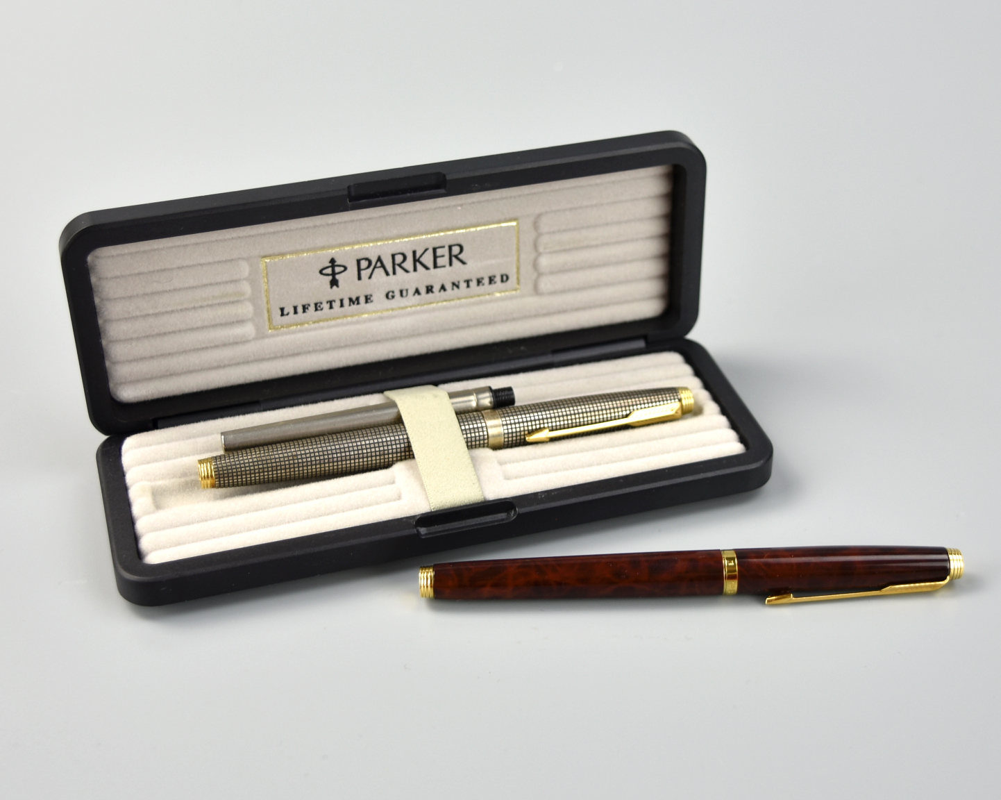 TWO PARKER 14K GOLD FOUNTAIN 2ce7b2