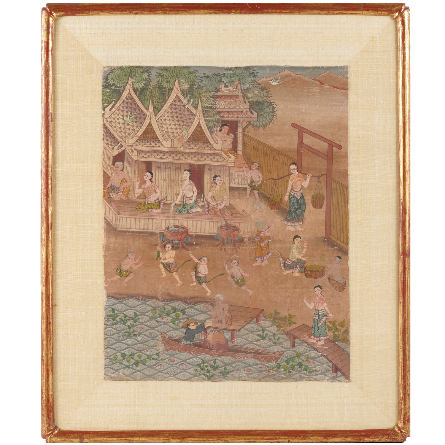 BANGKOK PERIOD, THAI PAINTING 19th/20th