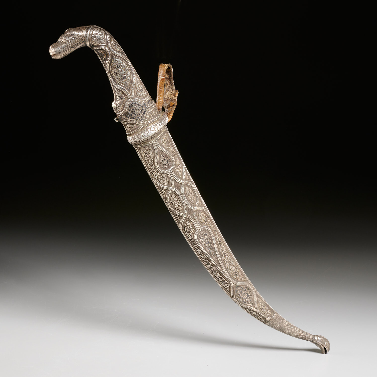 INDO-PERSIAN KHANJAR NIELLO DAGGER