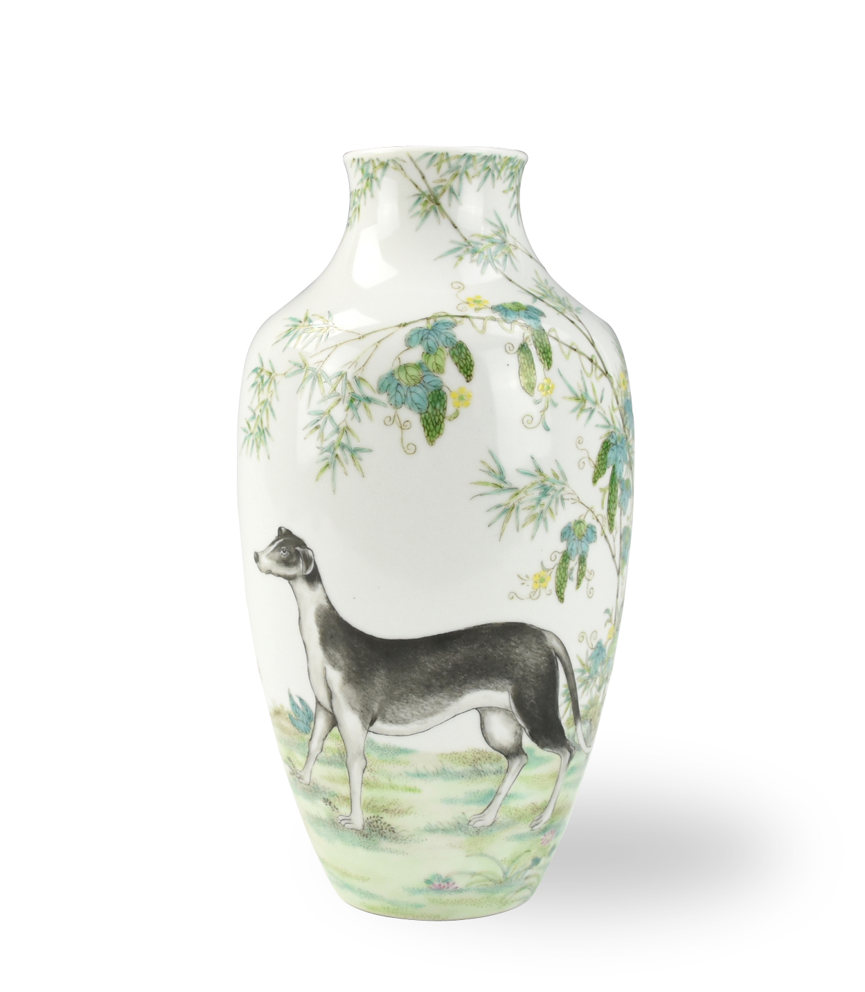 CHINESE FAMILLE ROSE VASE,20TH