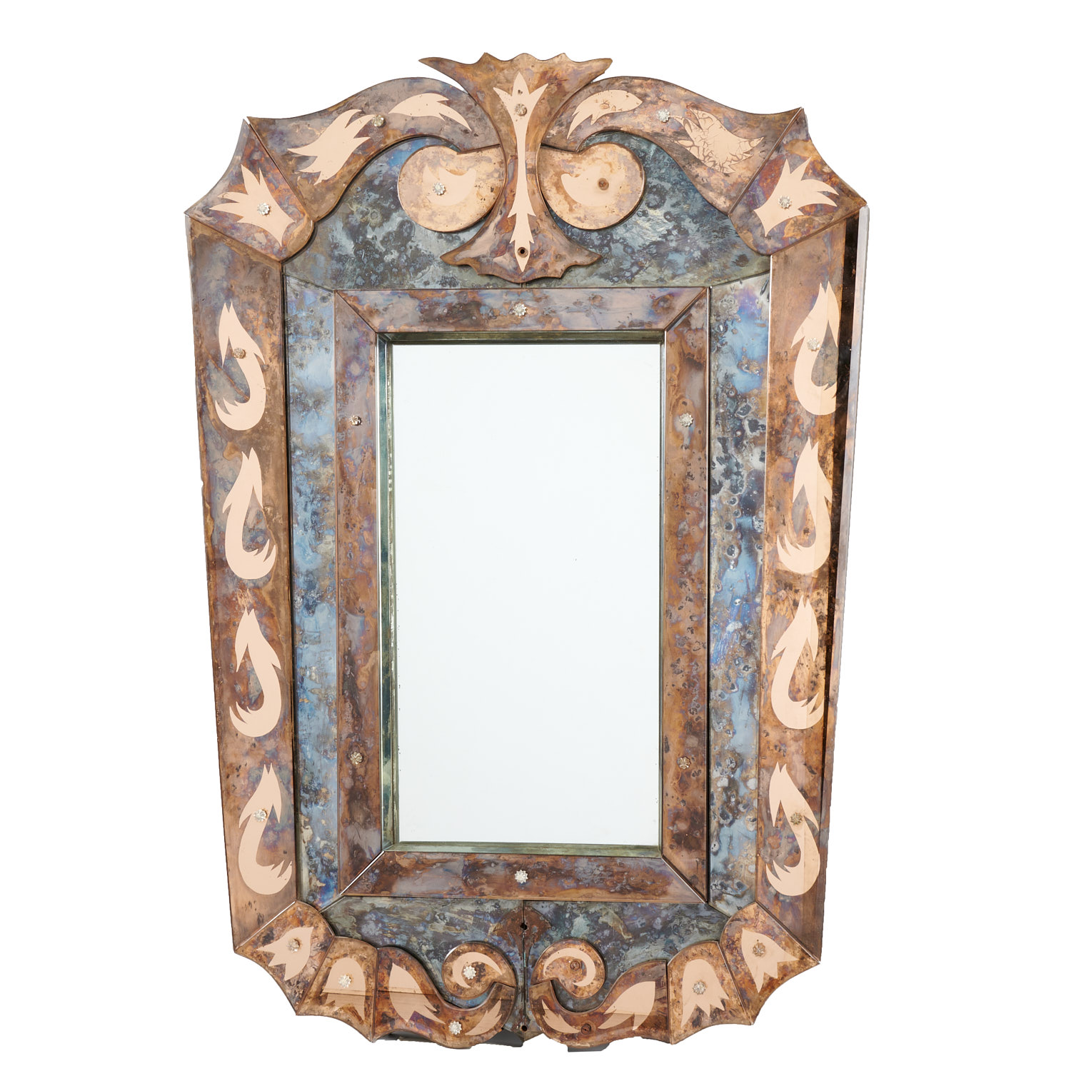 CHIC VENETIAN GLASS WALL MIRROR