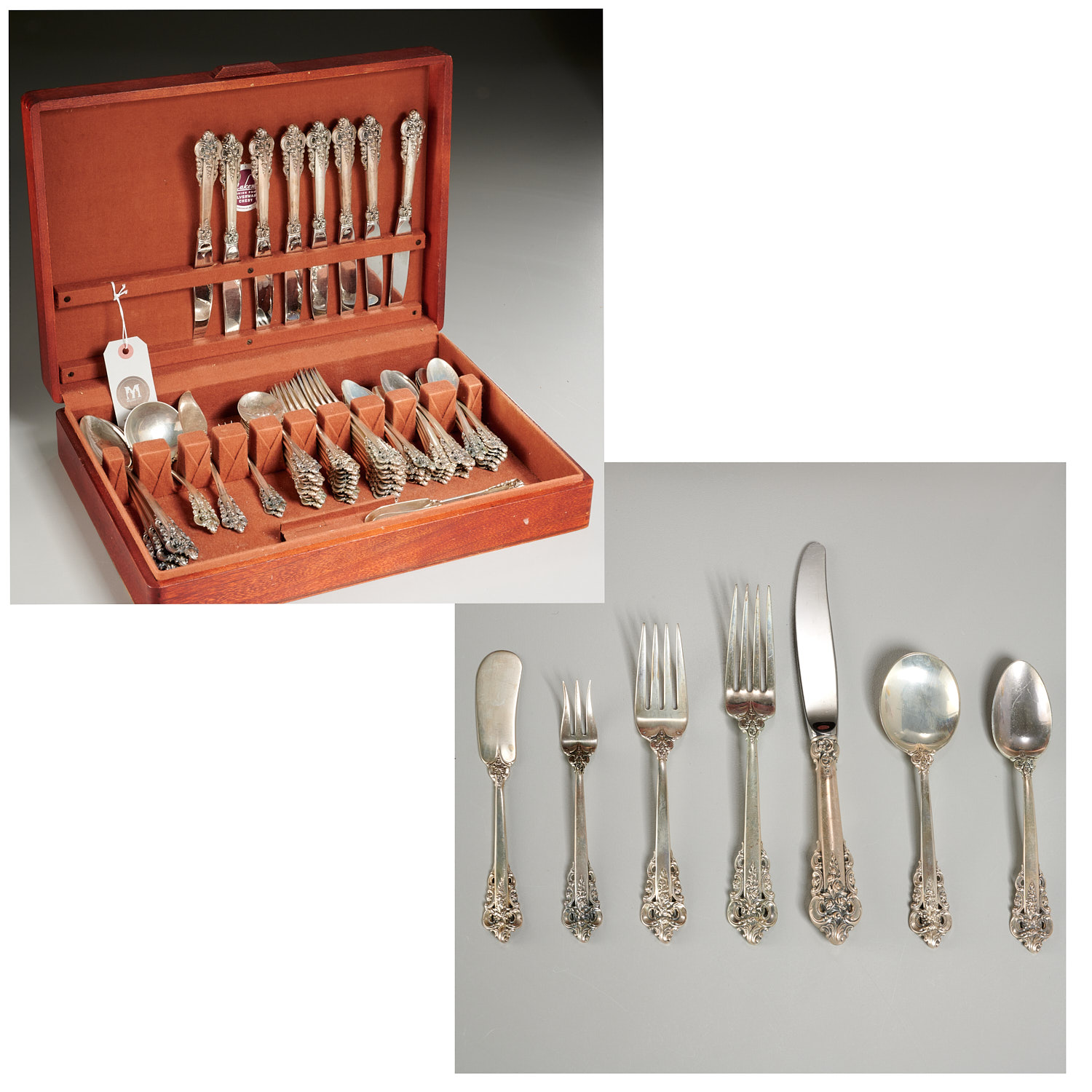 (68) PIECE WALLACE STERLING GRAND