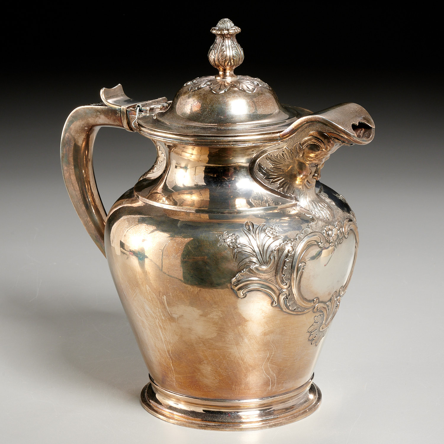 JONES, LOW & BALL COIN SILVER LIDDED