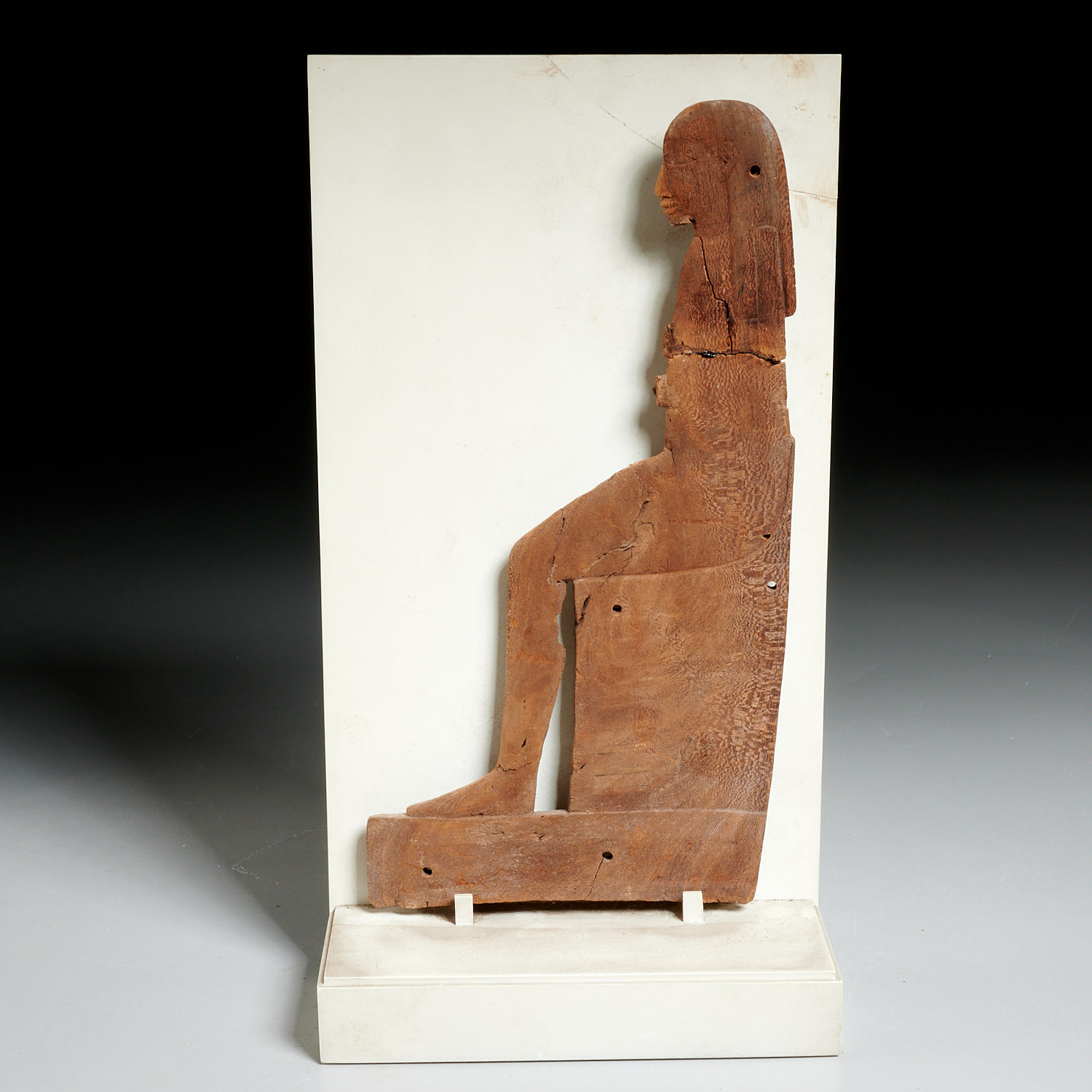 ANCIENT EGYPTIAN CARVED SEATED