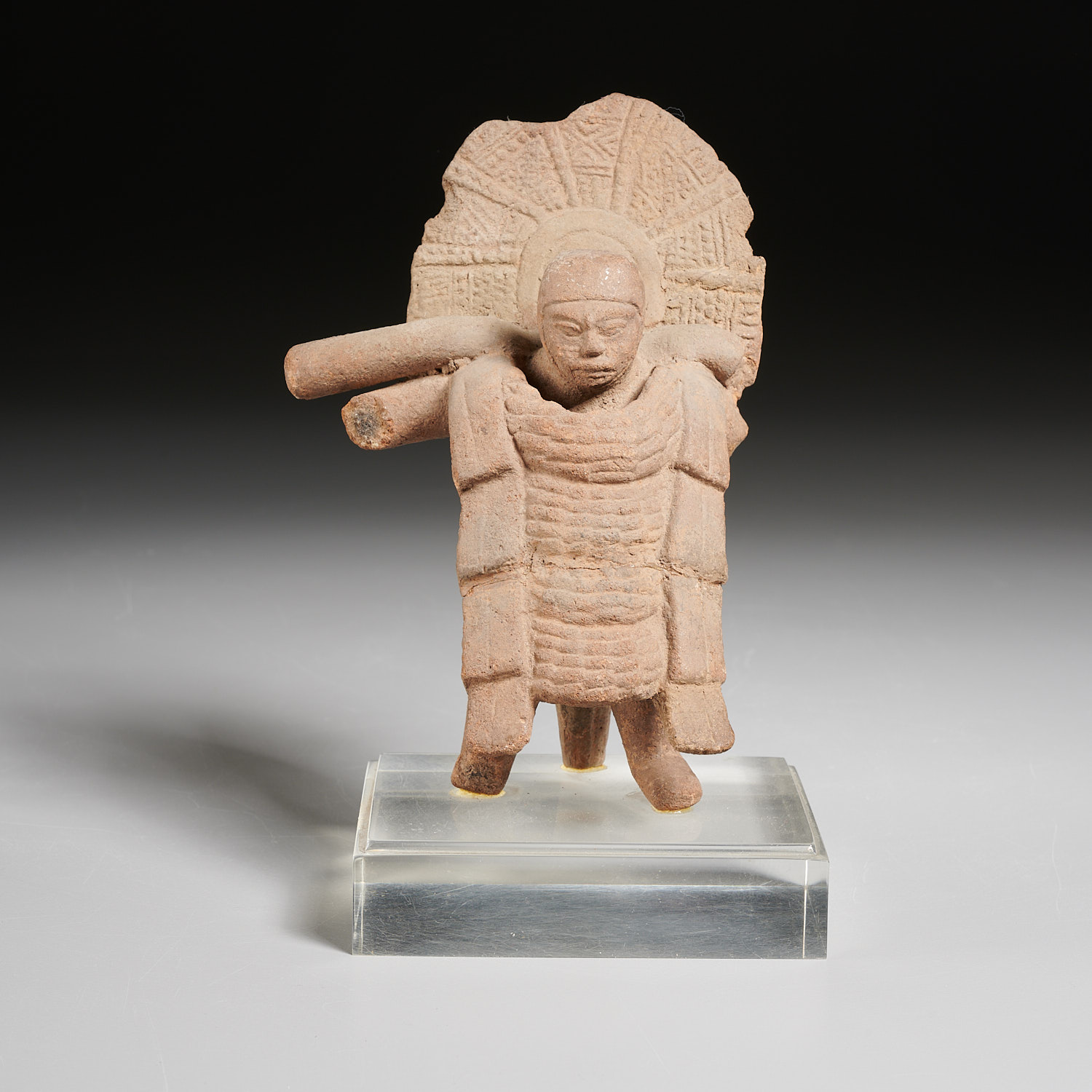 PRE-COLUMBIAN STANDING WARRIOR,