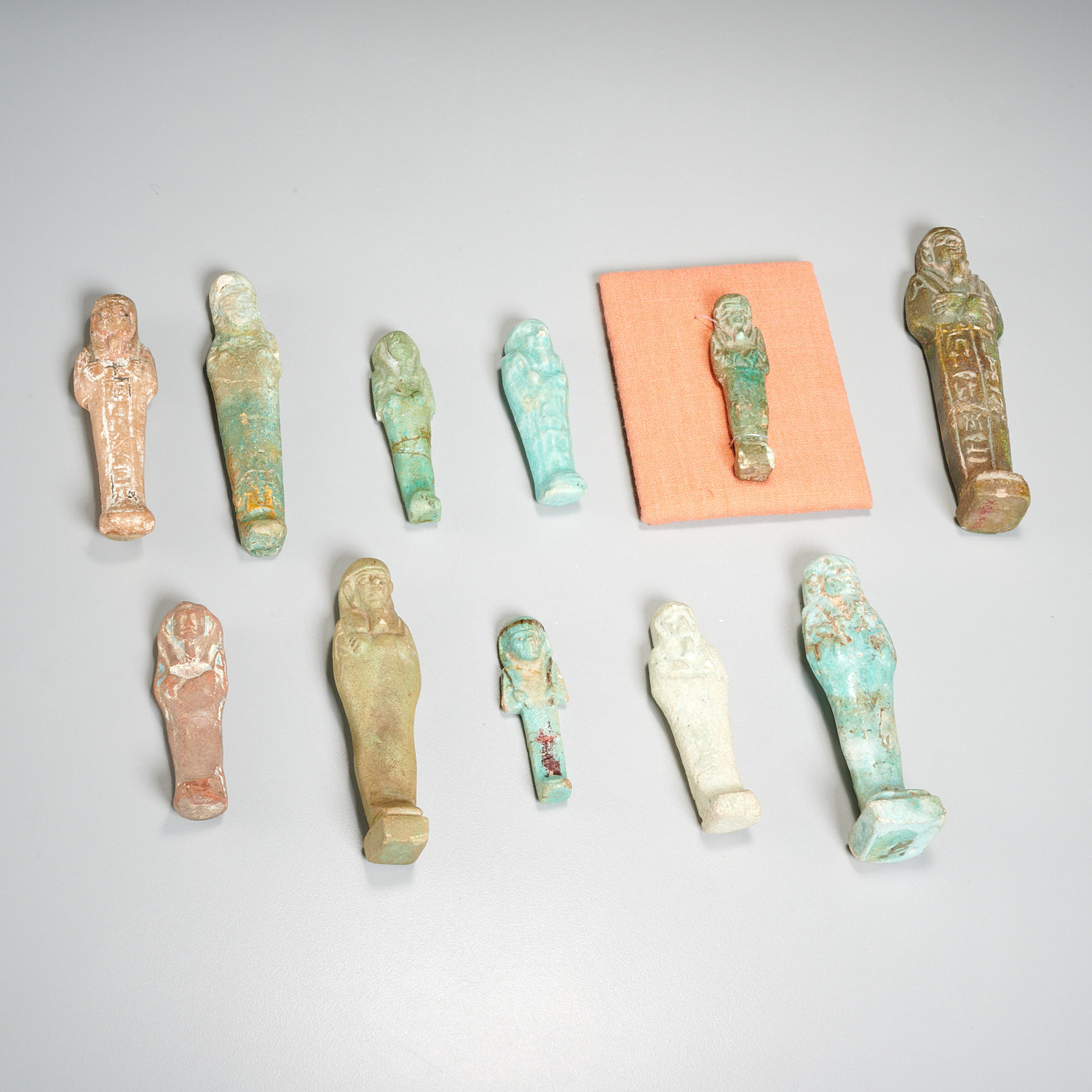  11 ANCIENT EGYPTAIN USHABTI FIGURES  2ce9cc