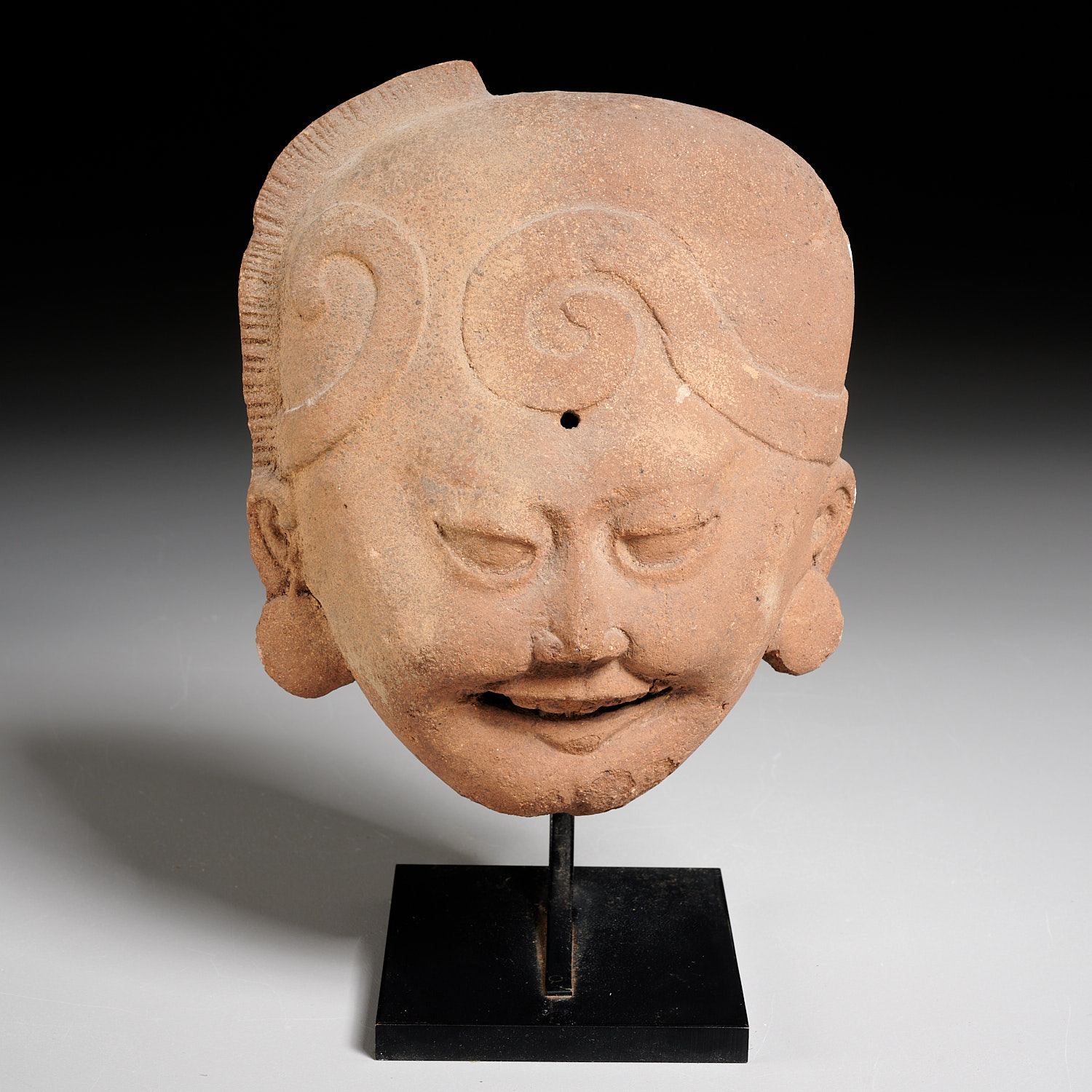 PRE COLUMBIAN SONRIENTE HEAD EX MATHIAS 2ce9fe