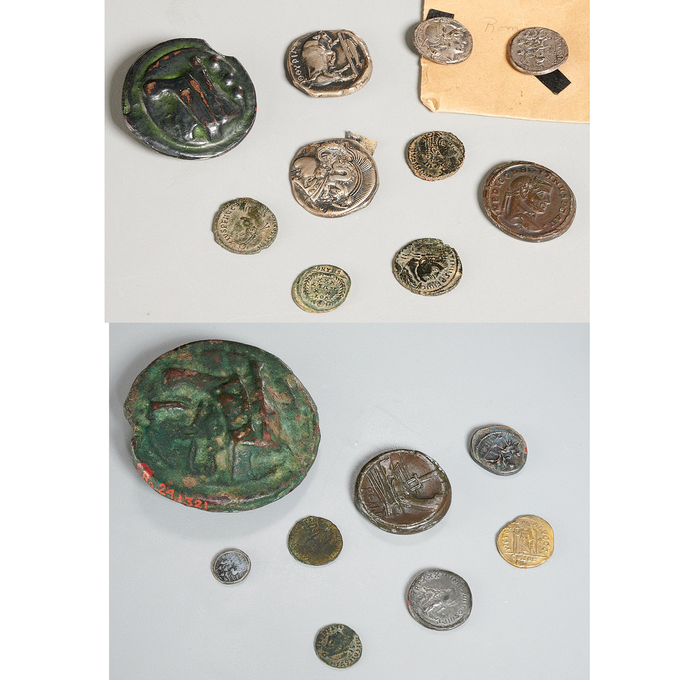 GROUP ROMAN AND ROMAN STYLE COINS  2cea09