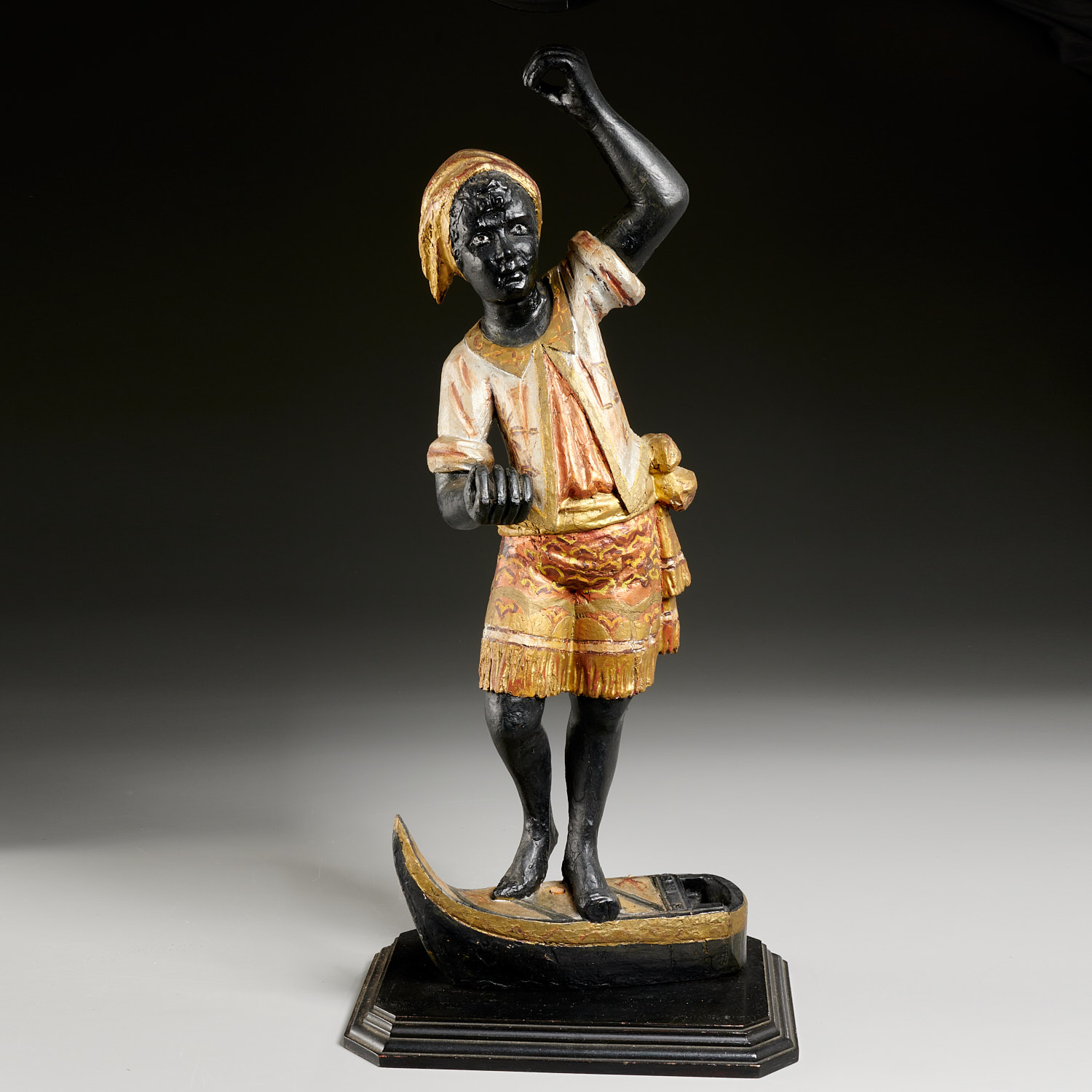 VENETIAN CARVED WOODEN BLACKAMOOR