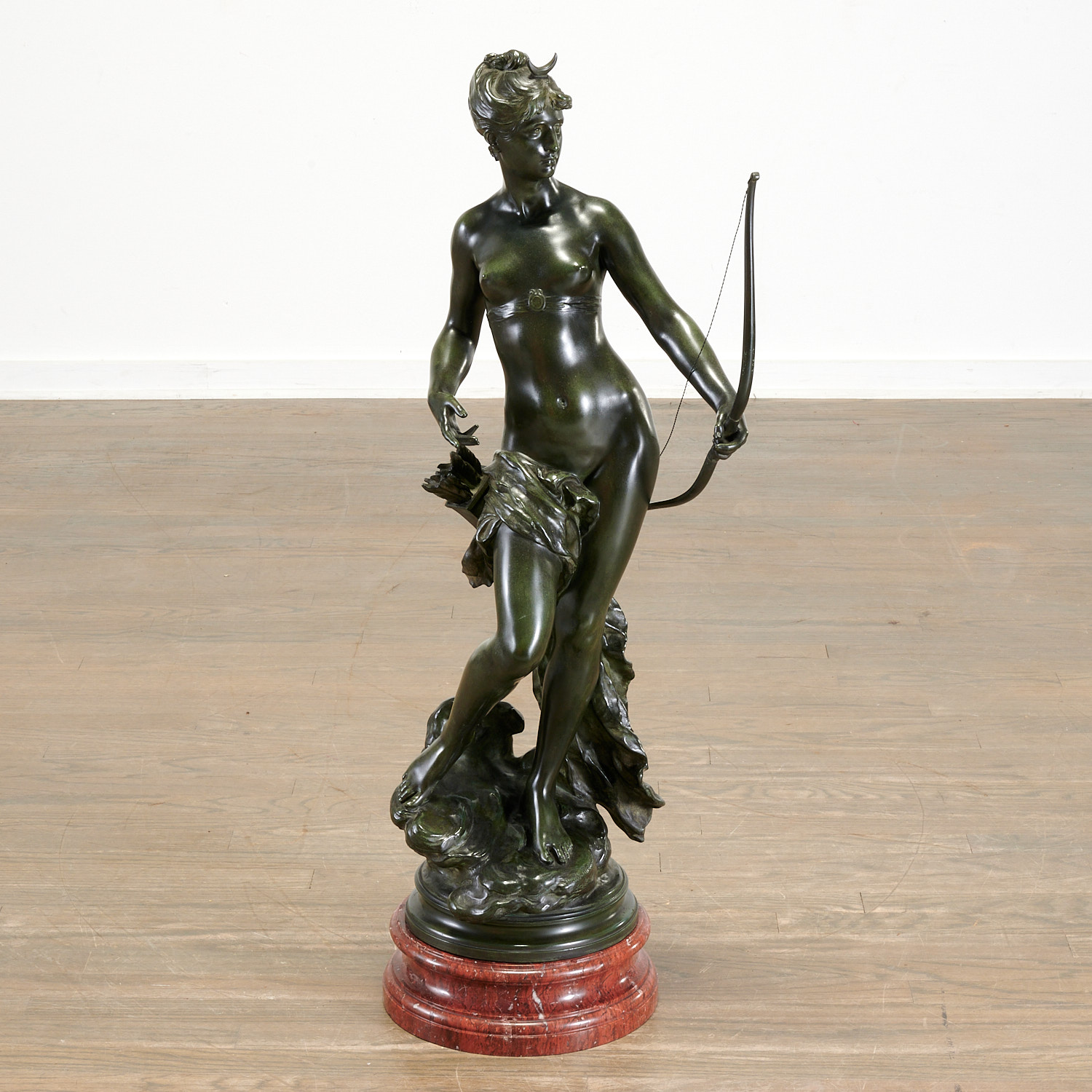 MATHURIN MOREAU, LARGE BRONZE STATUE