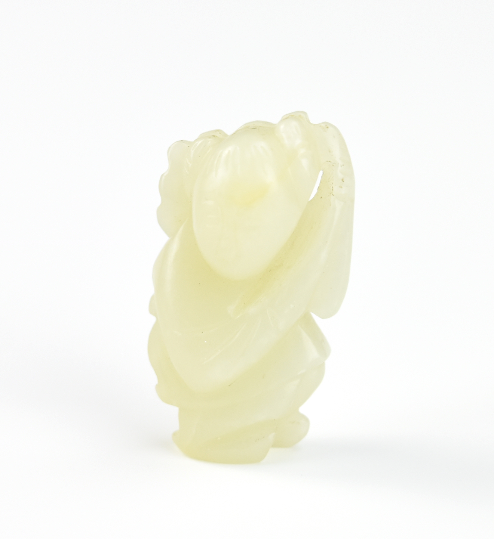 CHINESE JADE PENDANT OF BOY HOLDING 2ceae4