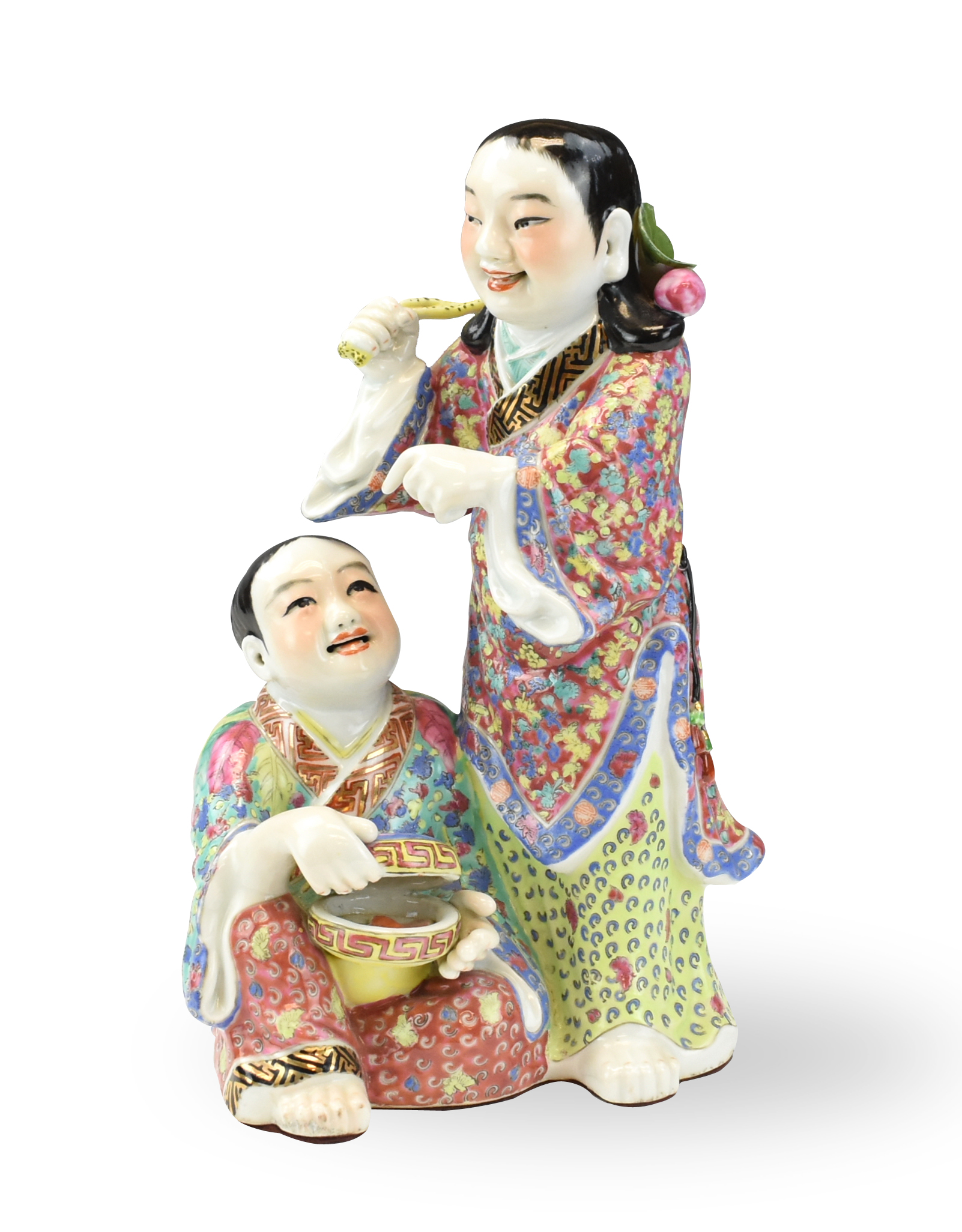 CHINESE FAMILLE ROSE FIGURE OF 2ceb2a