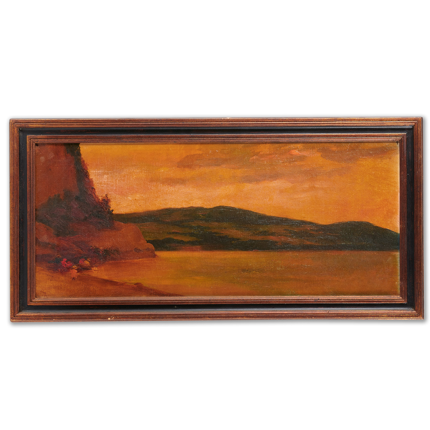 HUDSON RIVER SCHOOL, PAINTING, ILLEGIBLY