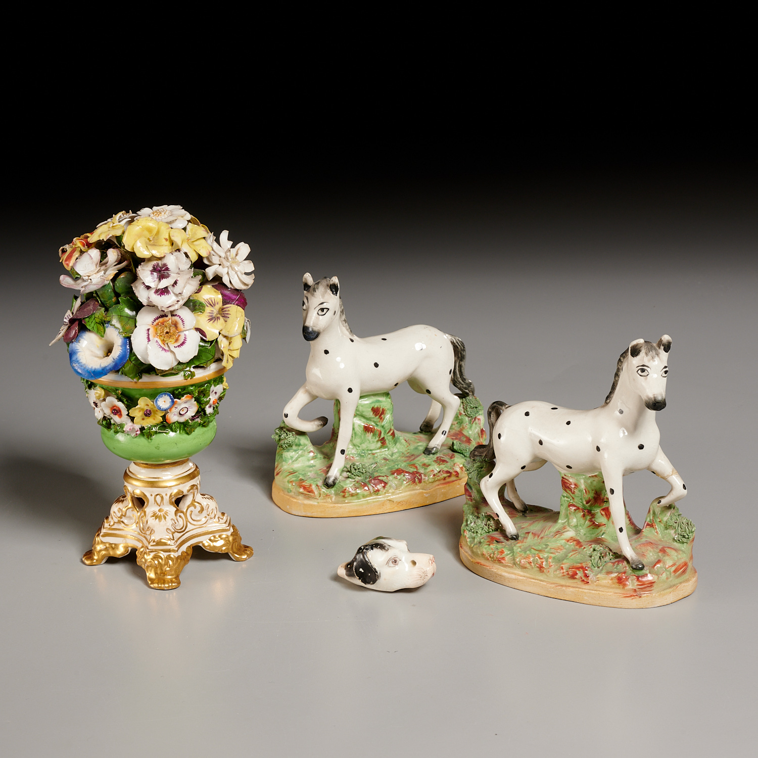 GROUP 4 ENGLISH PORCELAIN FIGURAL 2ceb65