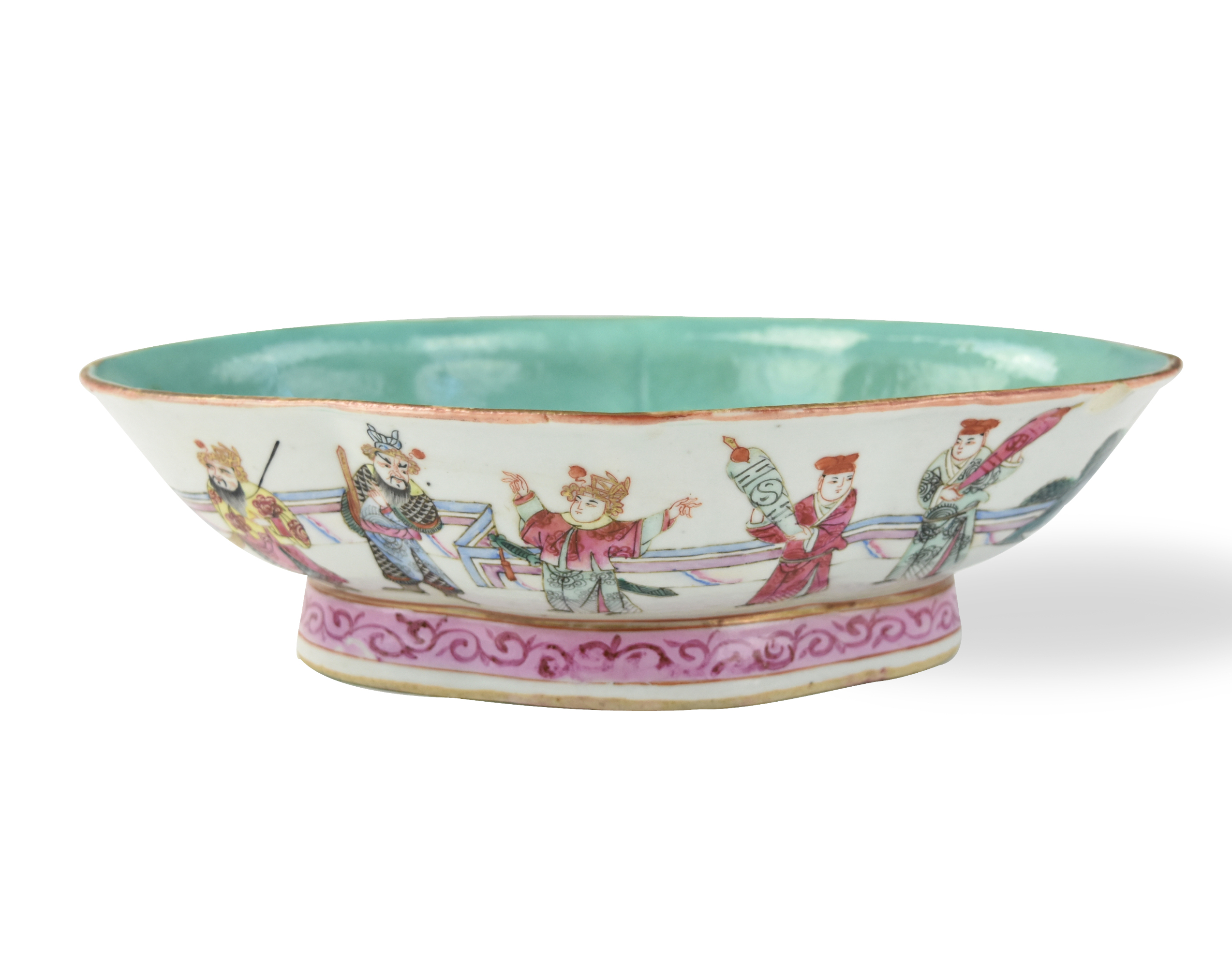 CHINESE FAMILLE ROSE STEM BOWL 2cebbb