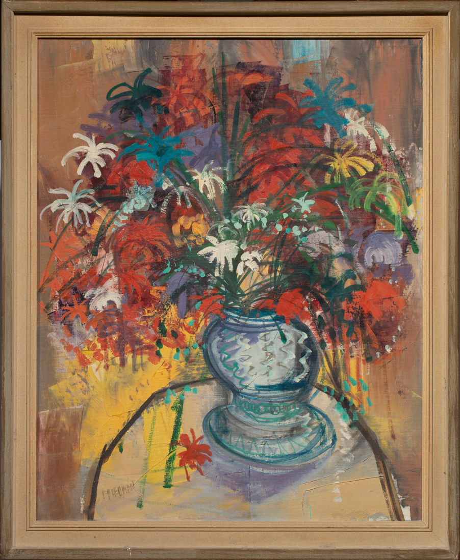 PAINTING STILL LIFE WITH BOUQUET 2d13fe