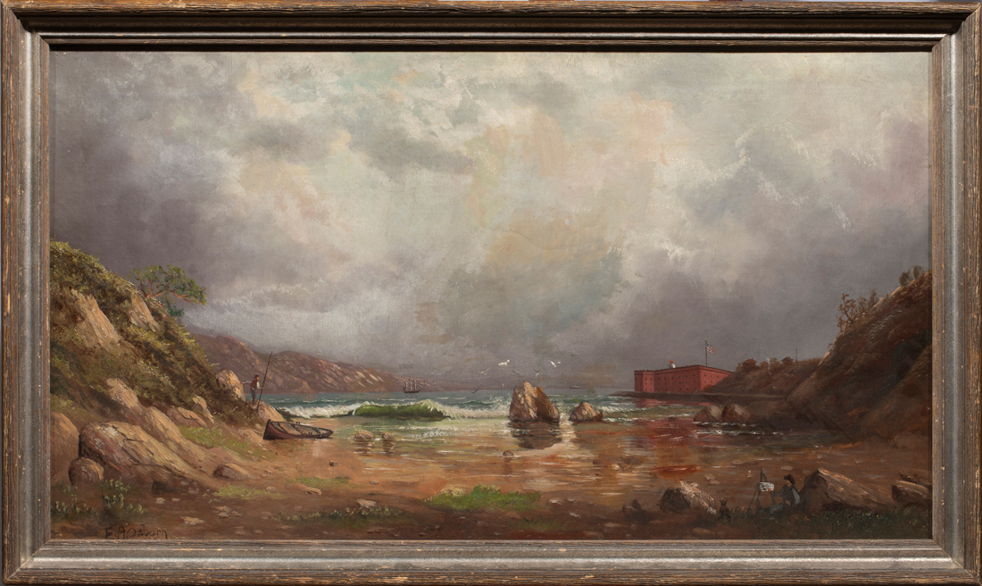 PAINTING COASTAL VIEW American 2d1412