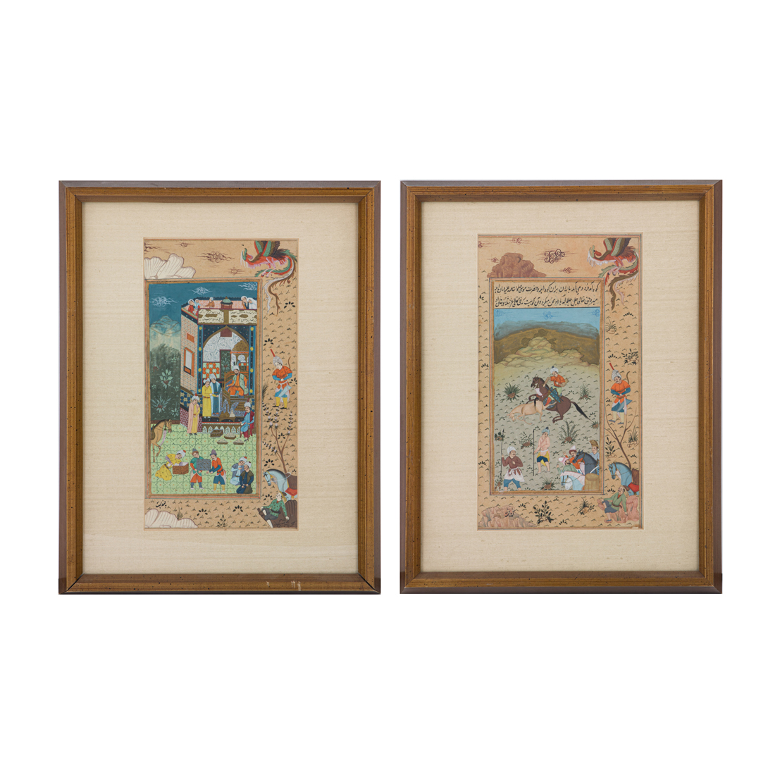 PAIR OF INDO PERSIAN MANUSCRIPT 2d14f6