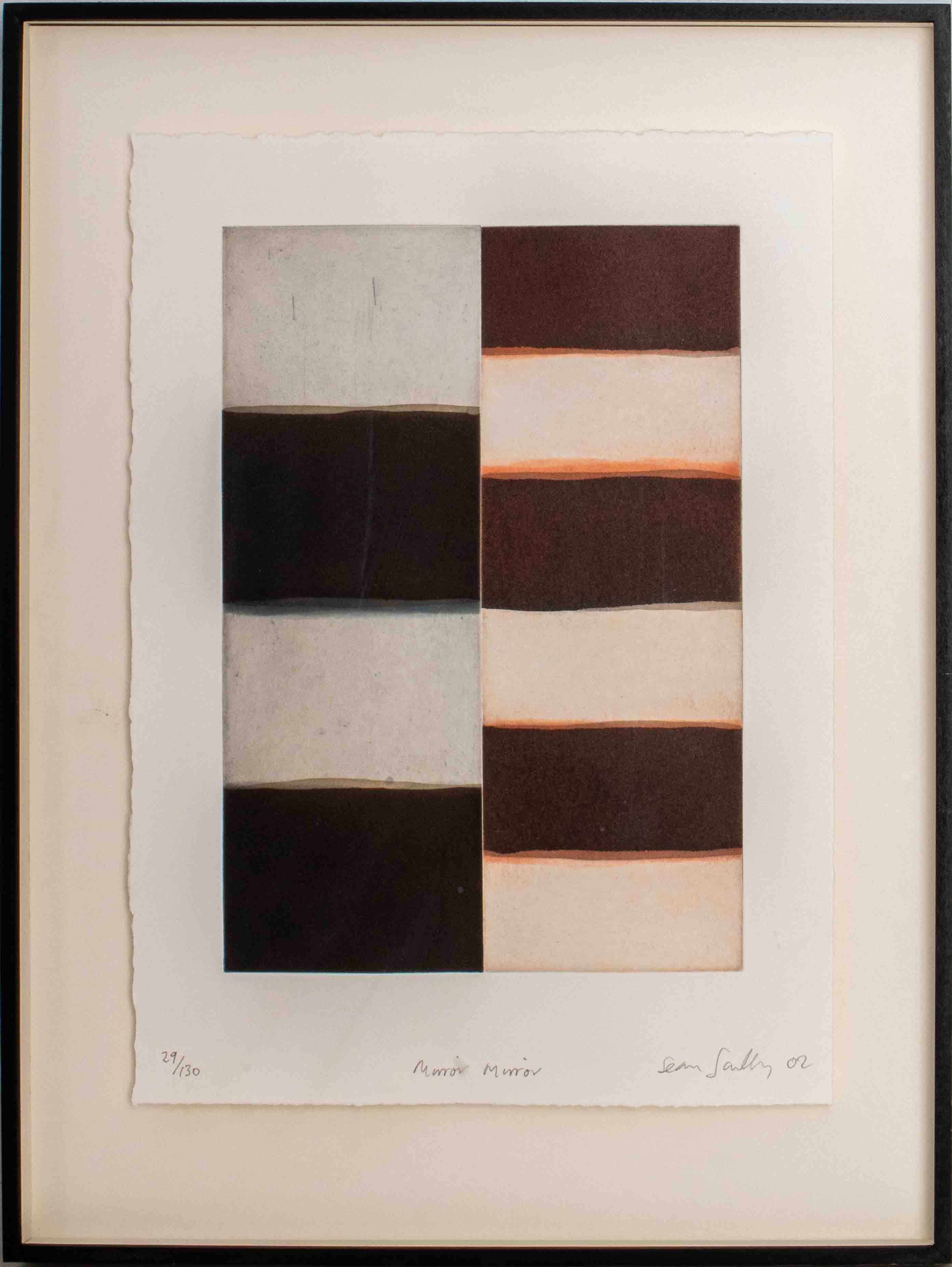 SEAN SCULLY MIRROR MIRROR AQUATINT 2d1503