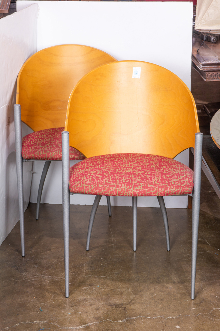 A PAIR OF CATTELAN ITALIA CHAIRS  2d157f
