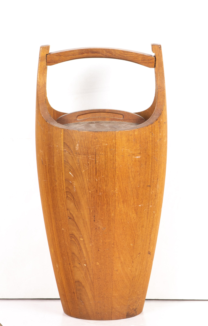 DANSK TEAK ICE BUCKET, 19H Dansk teak