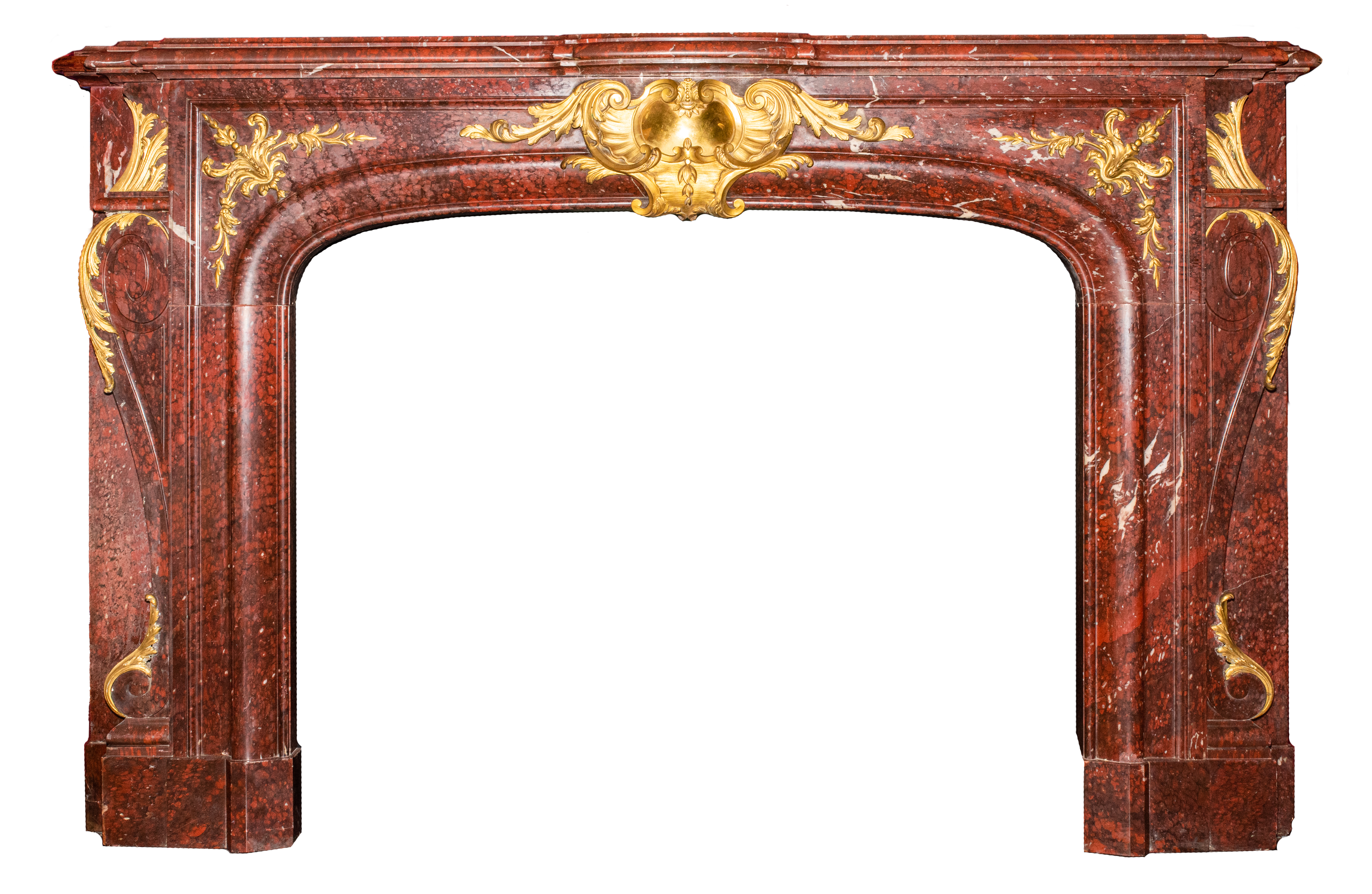 FRENCH LOUIS XV MANNER MARBLE &