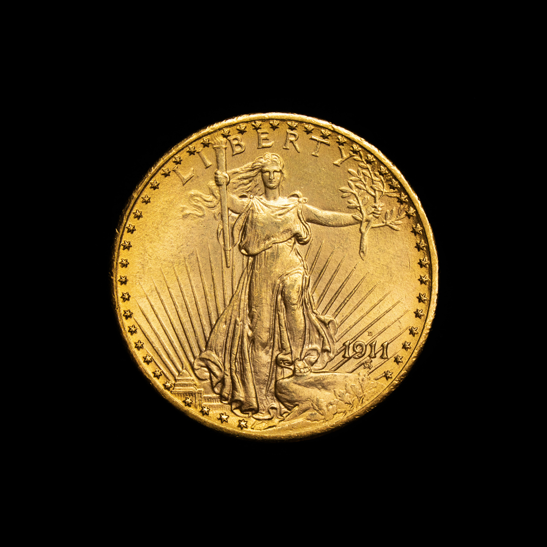 1911 D GOLD ST GAUDENS DOUBLE 2d170e