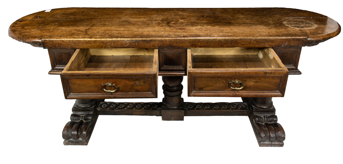 A CONTINENTAL PROVINCIAL WORK TABLE 2d1791