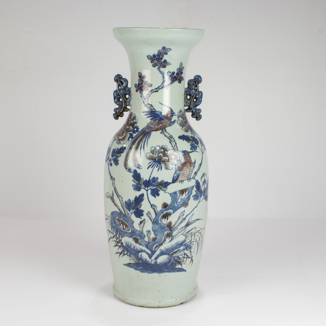 CHINESE UNDERGLAZE BLUE AND RED 2d1882