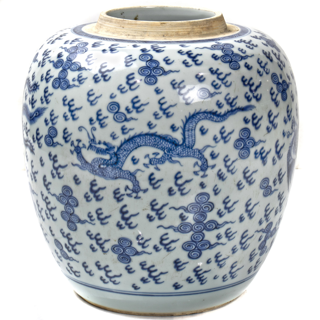 CHINESE BLUE AND WHITE JAR Chinese 2d187f