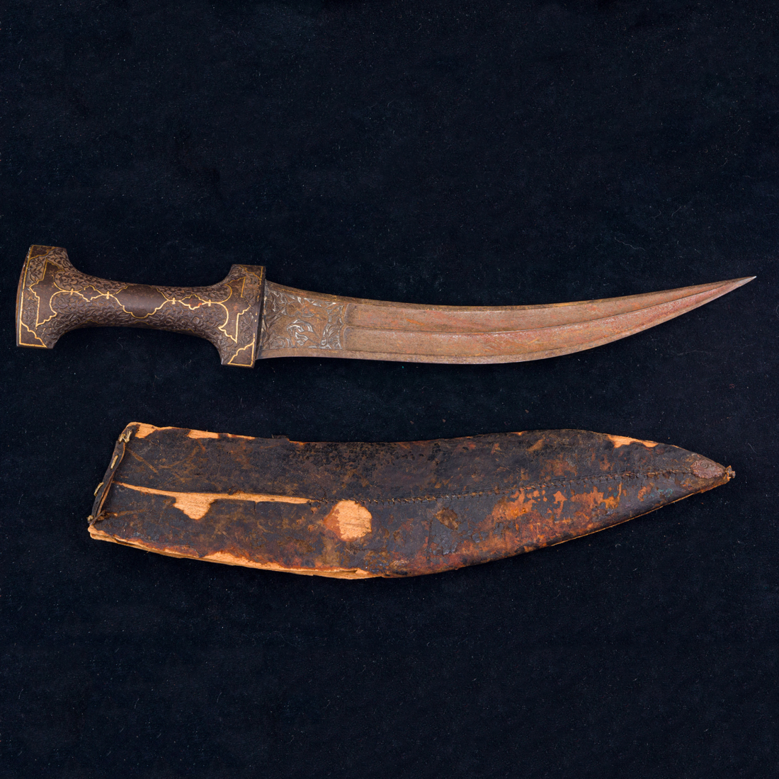 AN IPERSIAN QAJAR KHANJAR DAGGER 2d19a4