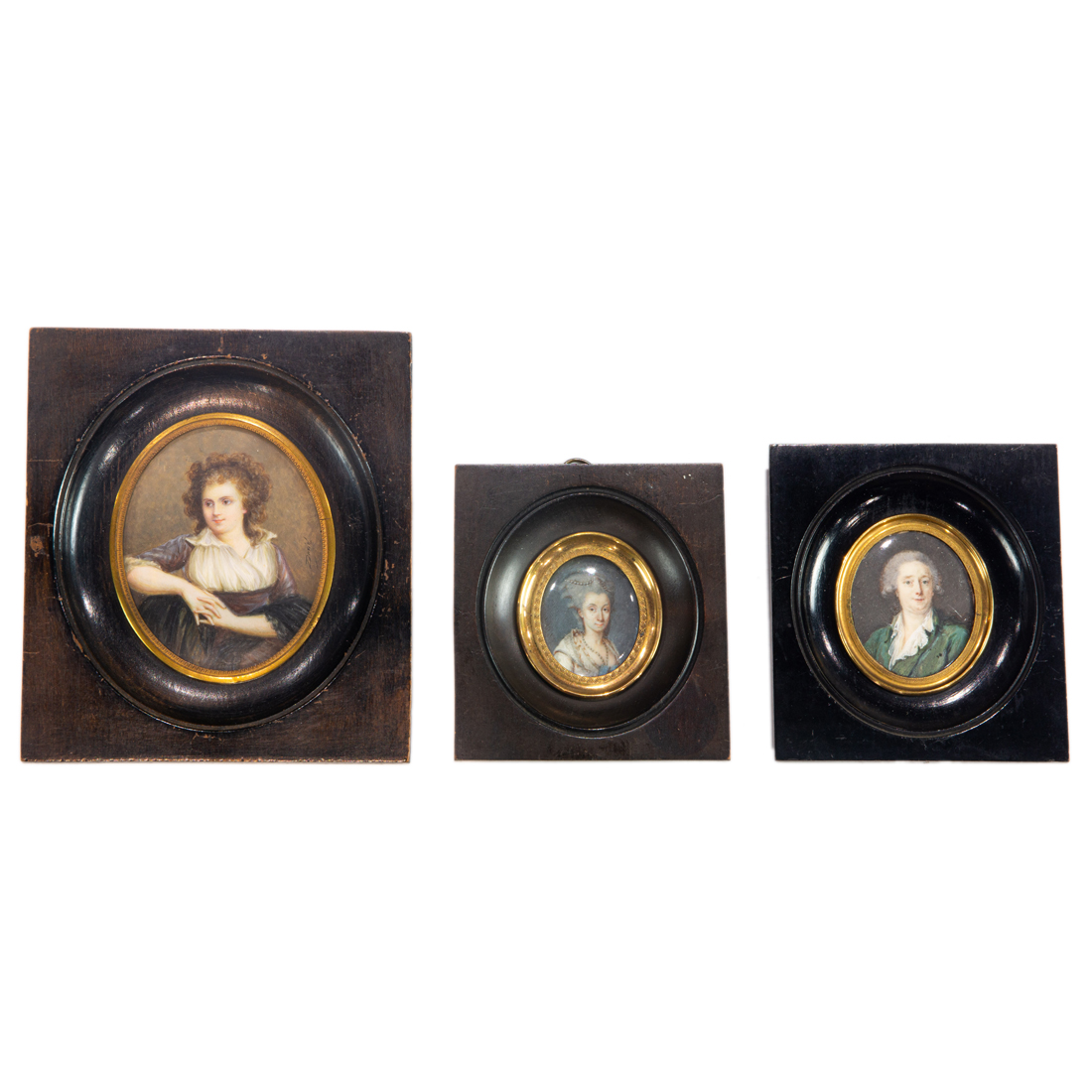 (LOT OF 3) CONTINENTAL PORTRAIT