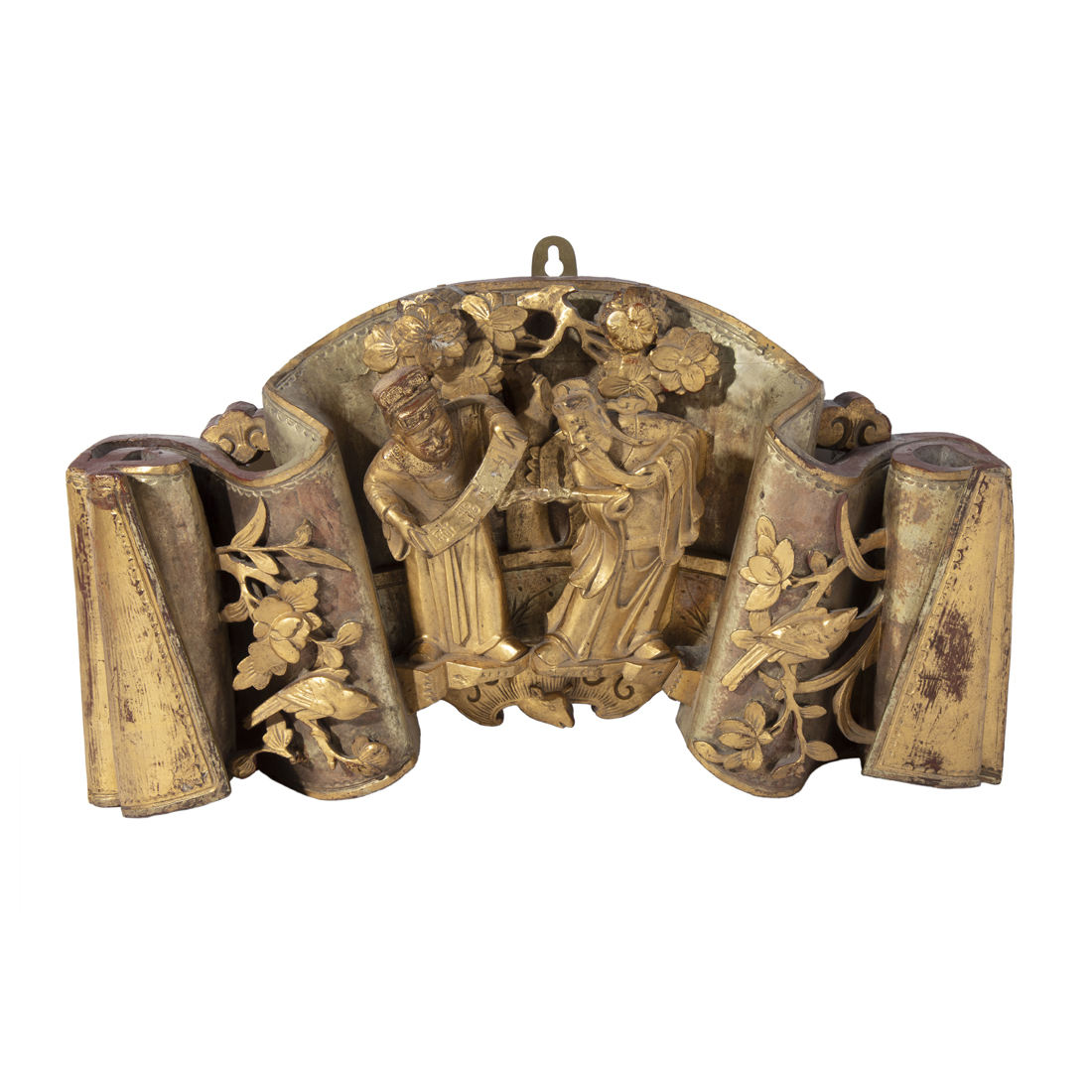 CHINESE GILT LACQUERED CARVING