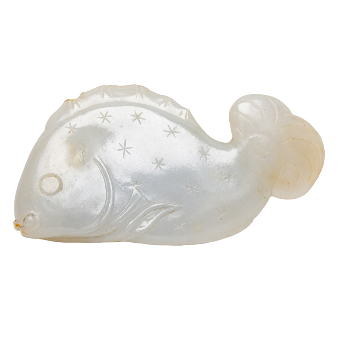 CHINESE WHITE JADE TOGGLE Chinese