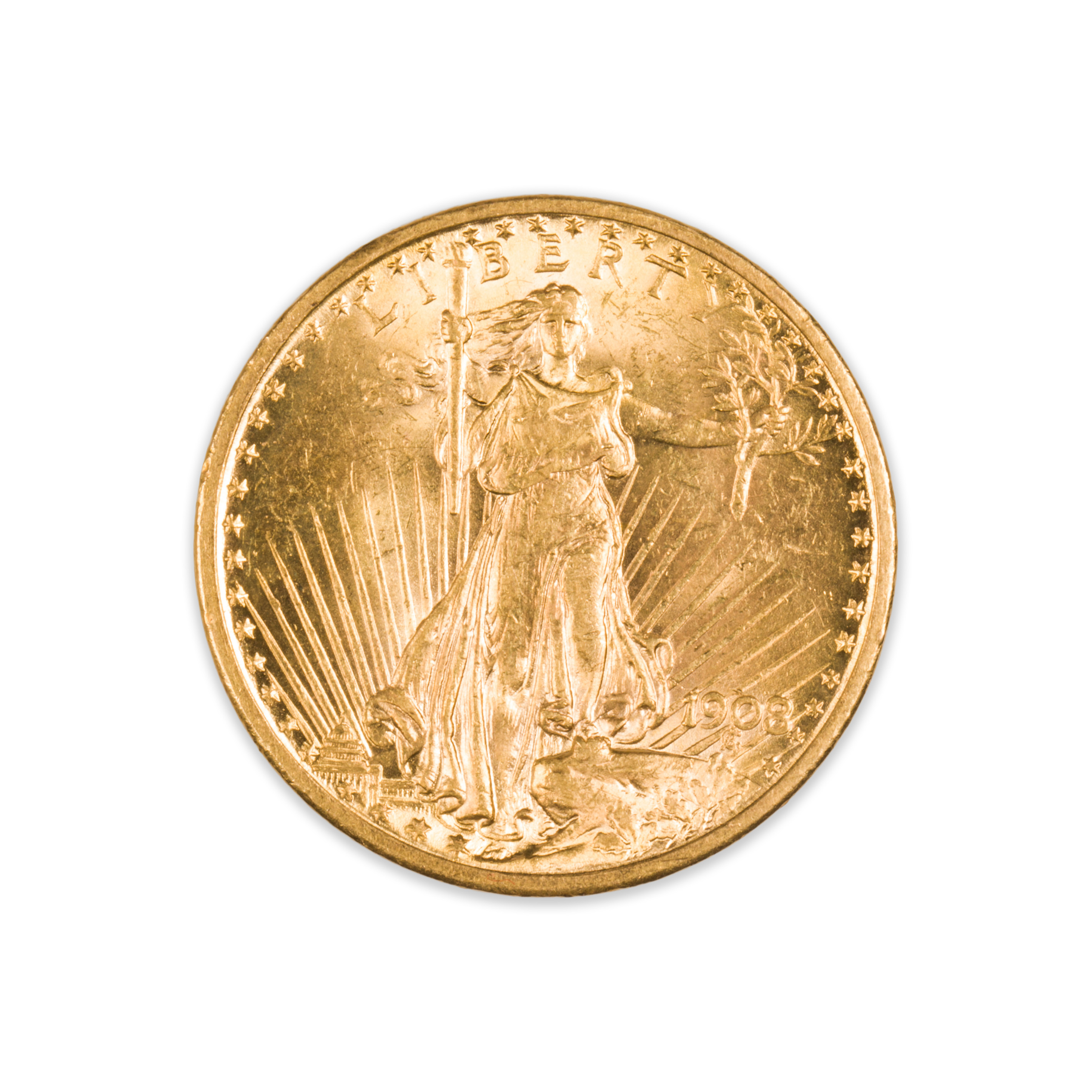 1908P 20 GOLD LIBERTY DOUBLE EAGLE 2d1aee