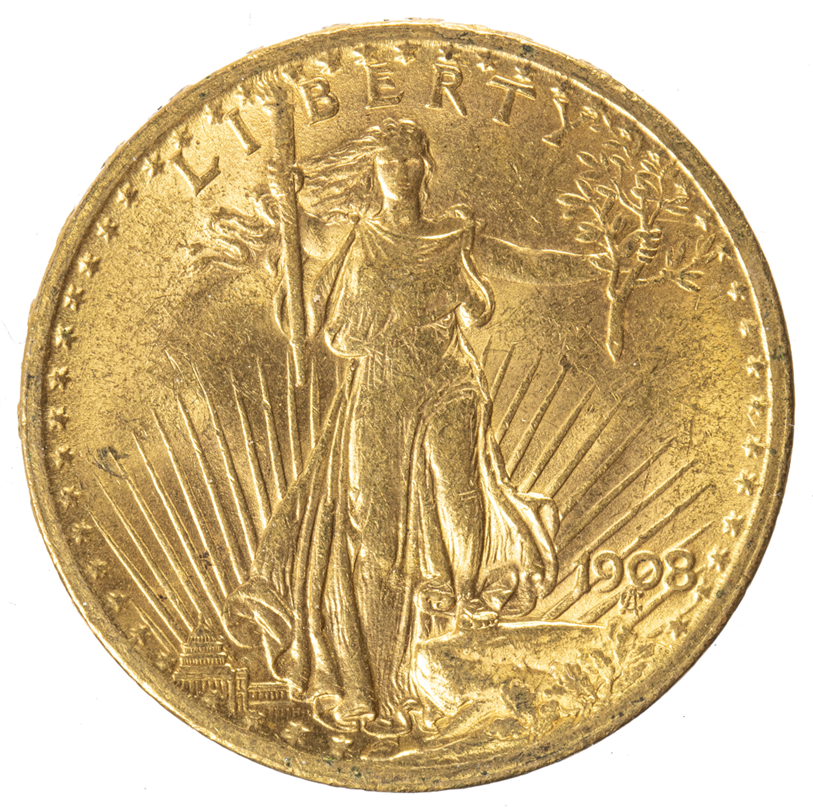 1908 20 GOLD DOUBLE EAGLE ST 2d1af0