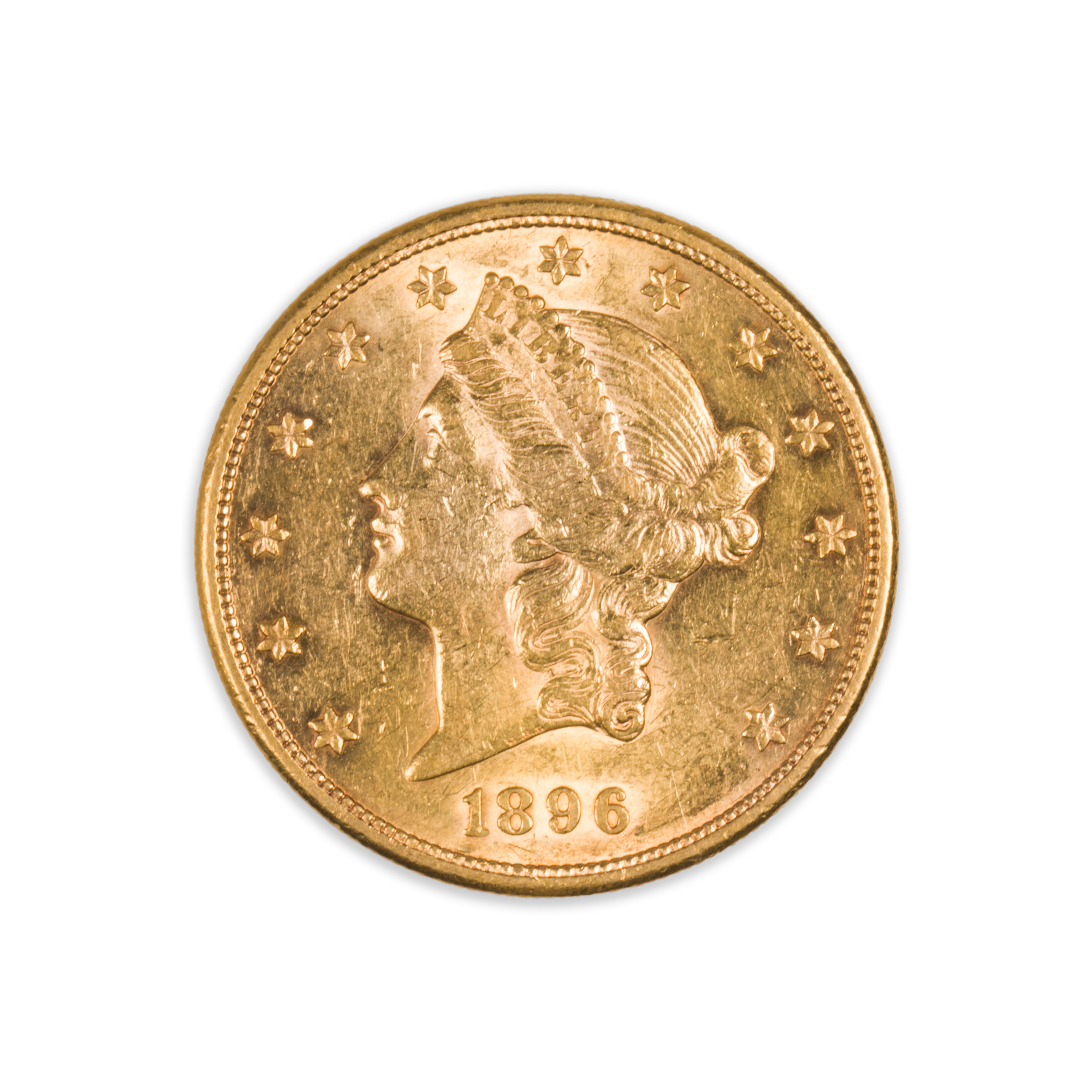 1896S $20 GOLD LIBERTY DOUBLE EAGLE