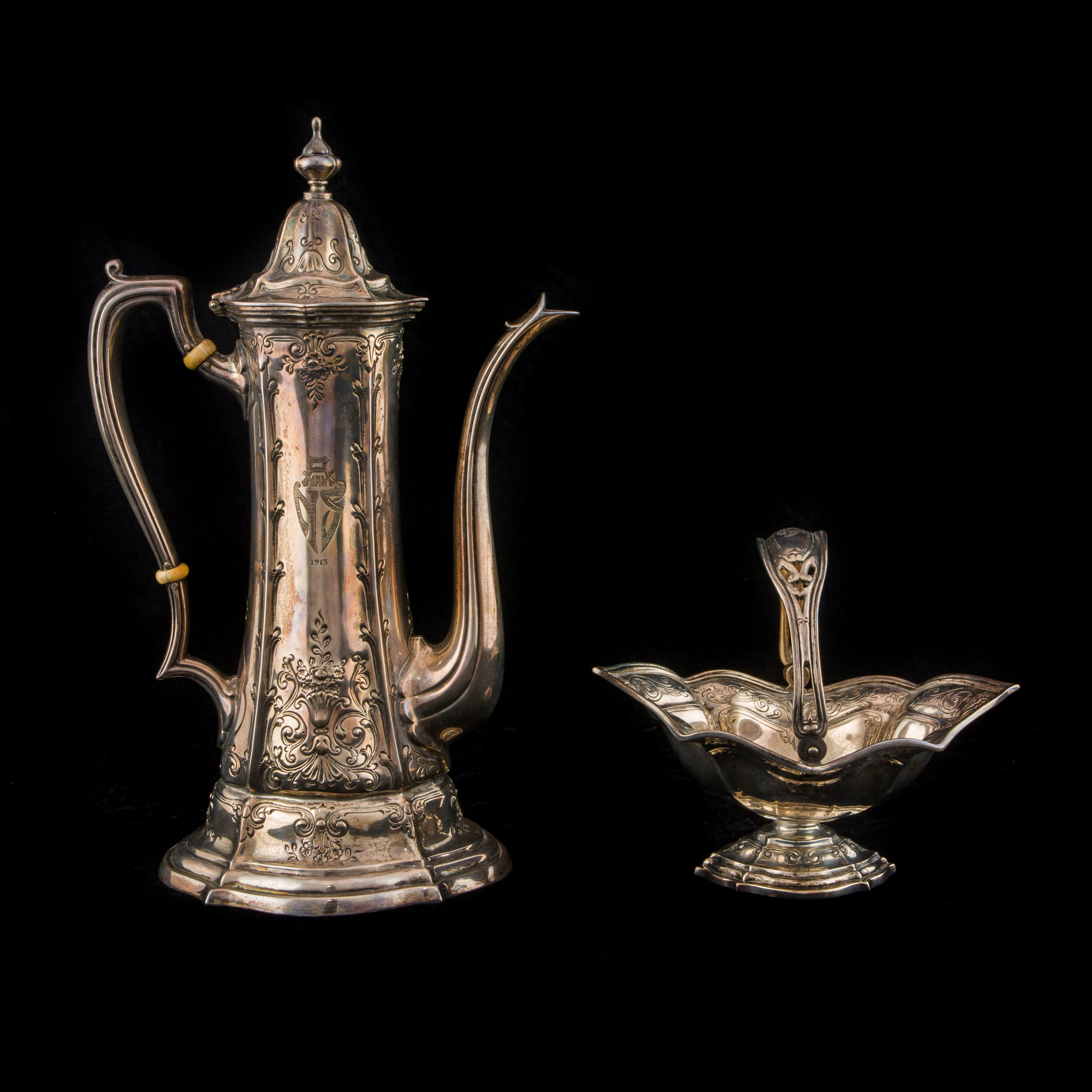 A GORHAM STERLING COFFEE POT WITH 2d1b0a