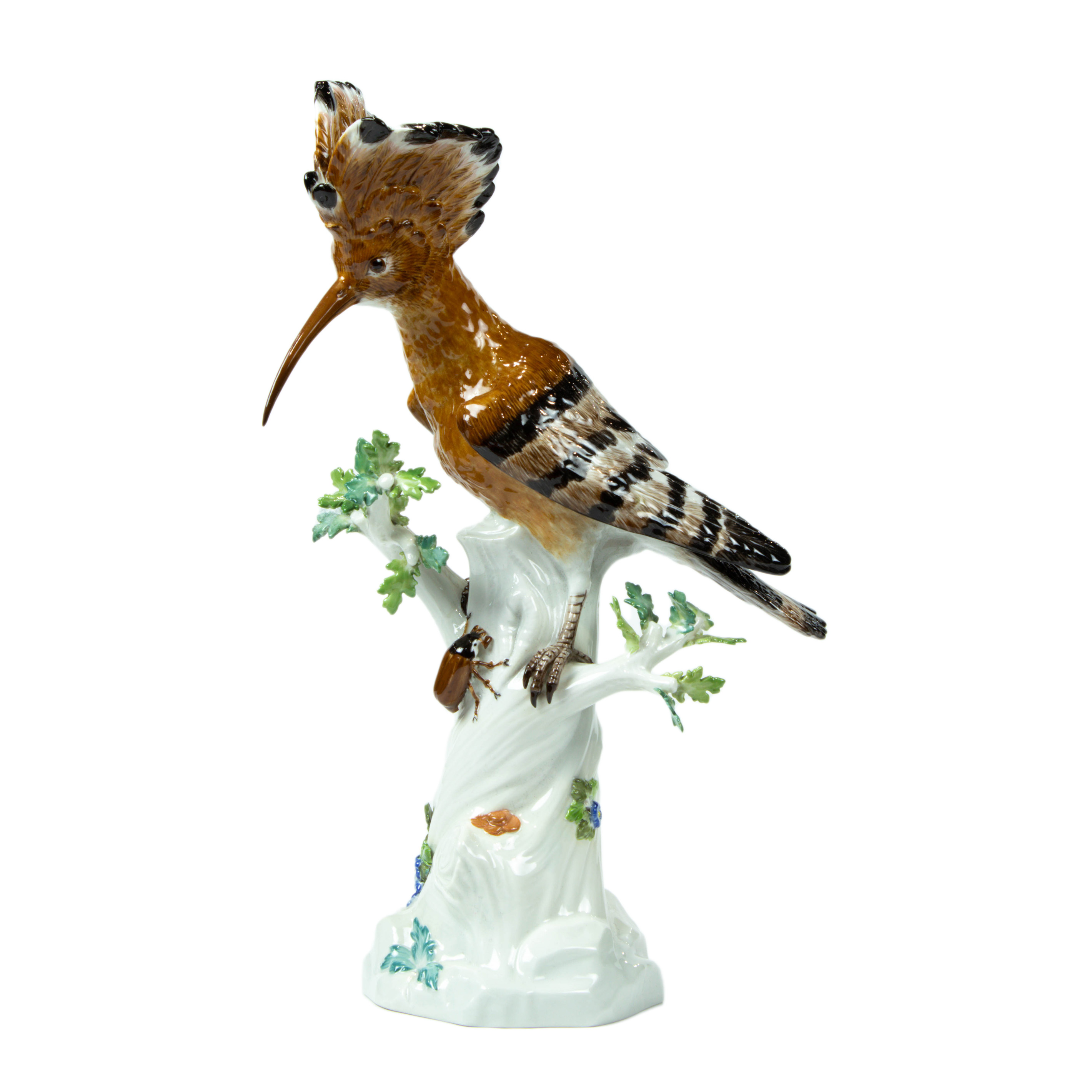 A MEISSEN PORCELAIN MODEL OF A HOOPOE