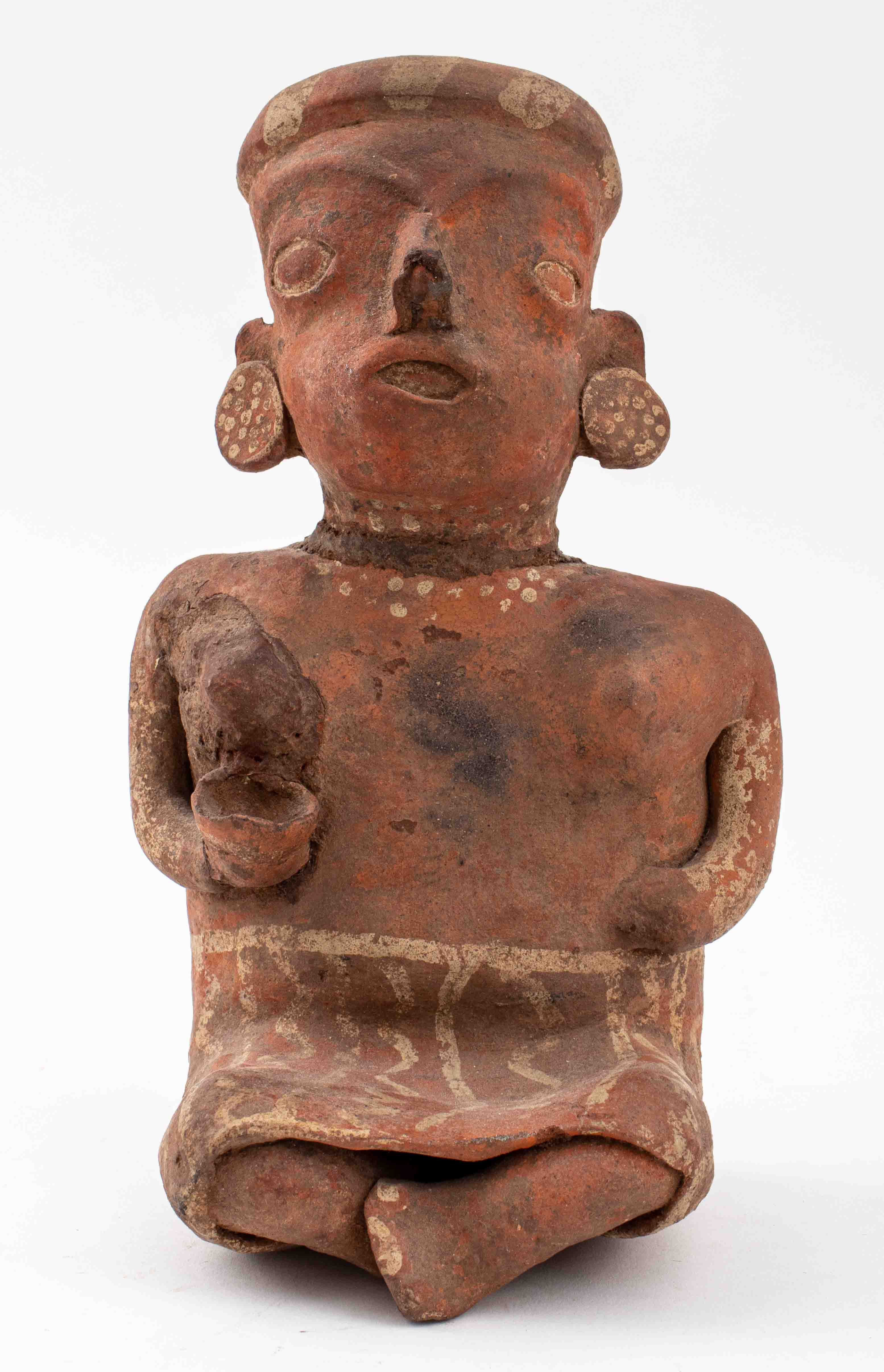 PRE-COLUMBIAN NAYARIT SEATED FEMALE