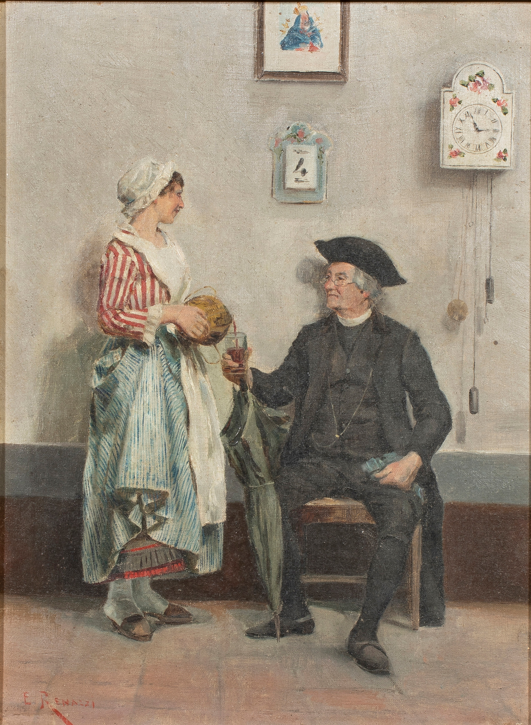 PAINTING, EUGEN VON RENAZZI Eugen