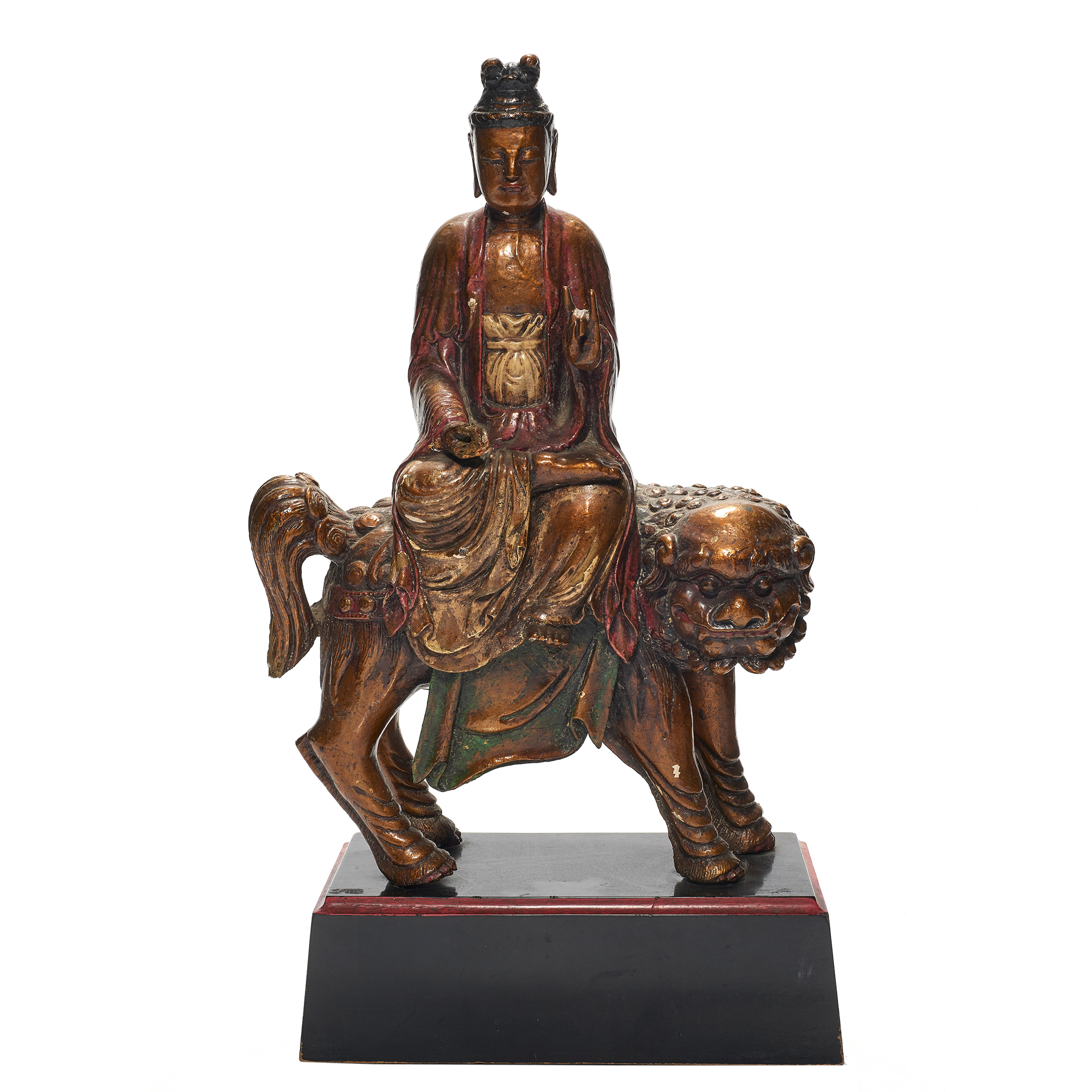 CHINESE GILT LACQUERED FIGURE OF 2d1d35