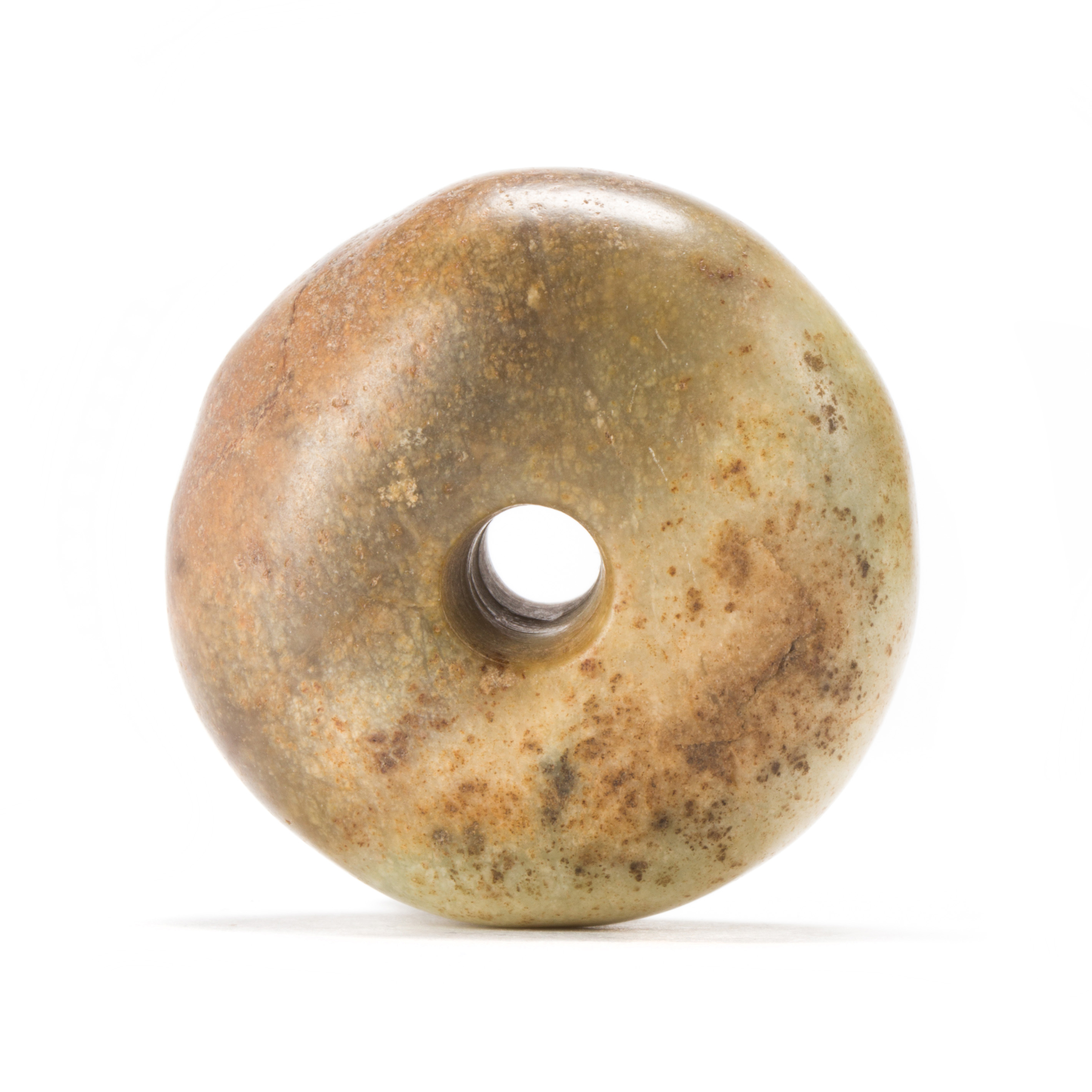 CHINESE ARCHAISTIC JADE BEAD Chinese 2d1d76