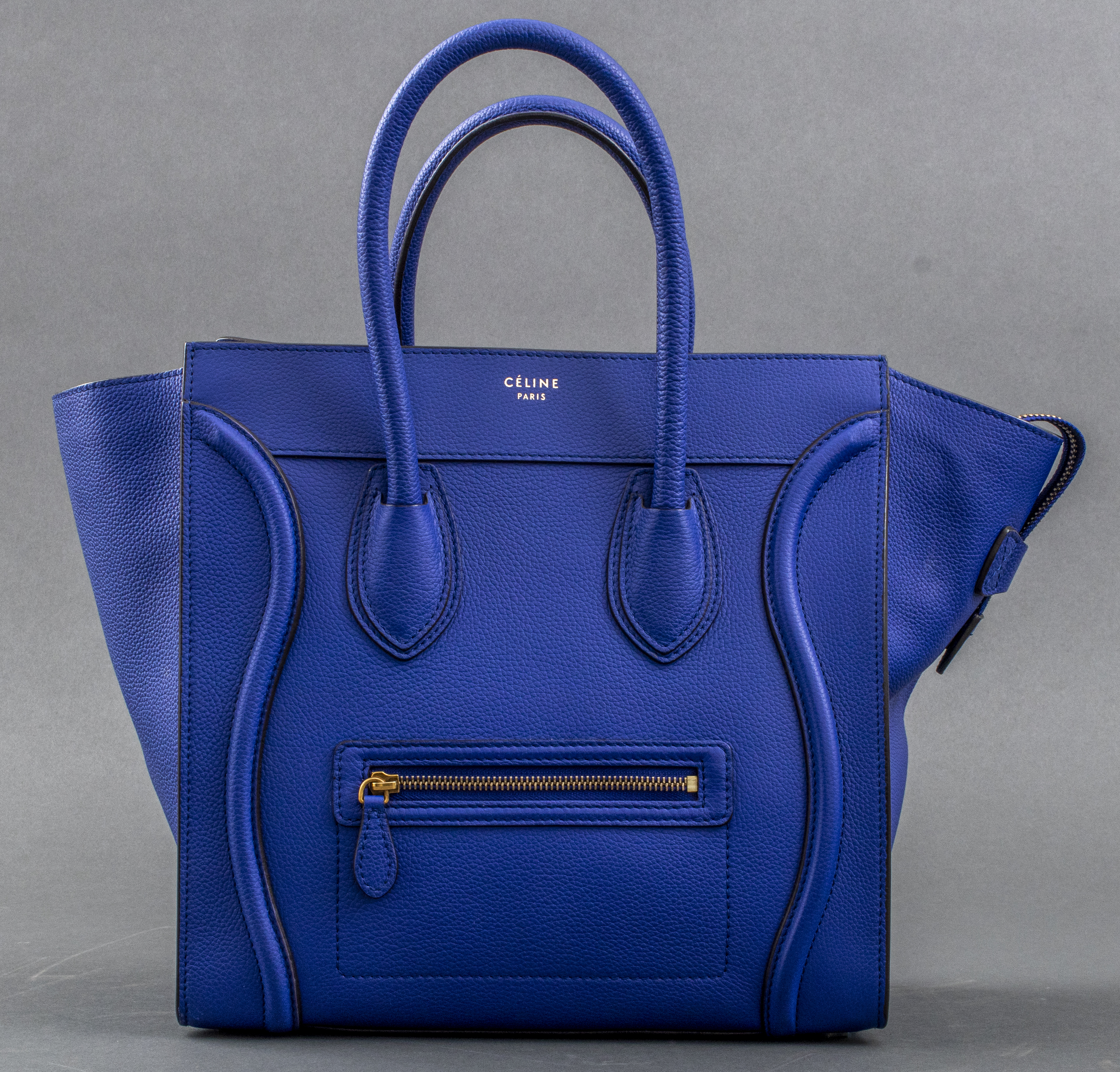 CELINE ELECTRIC BLUE CALFSKIN LUGGAGE 2d1e22