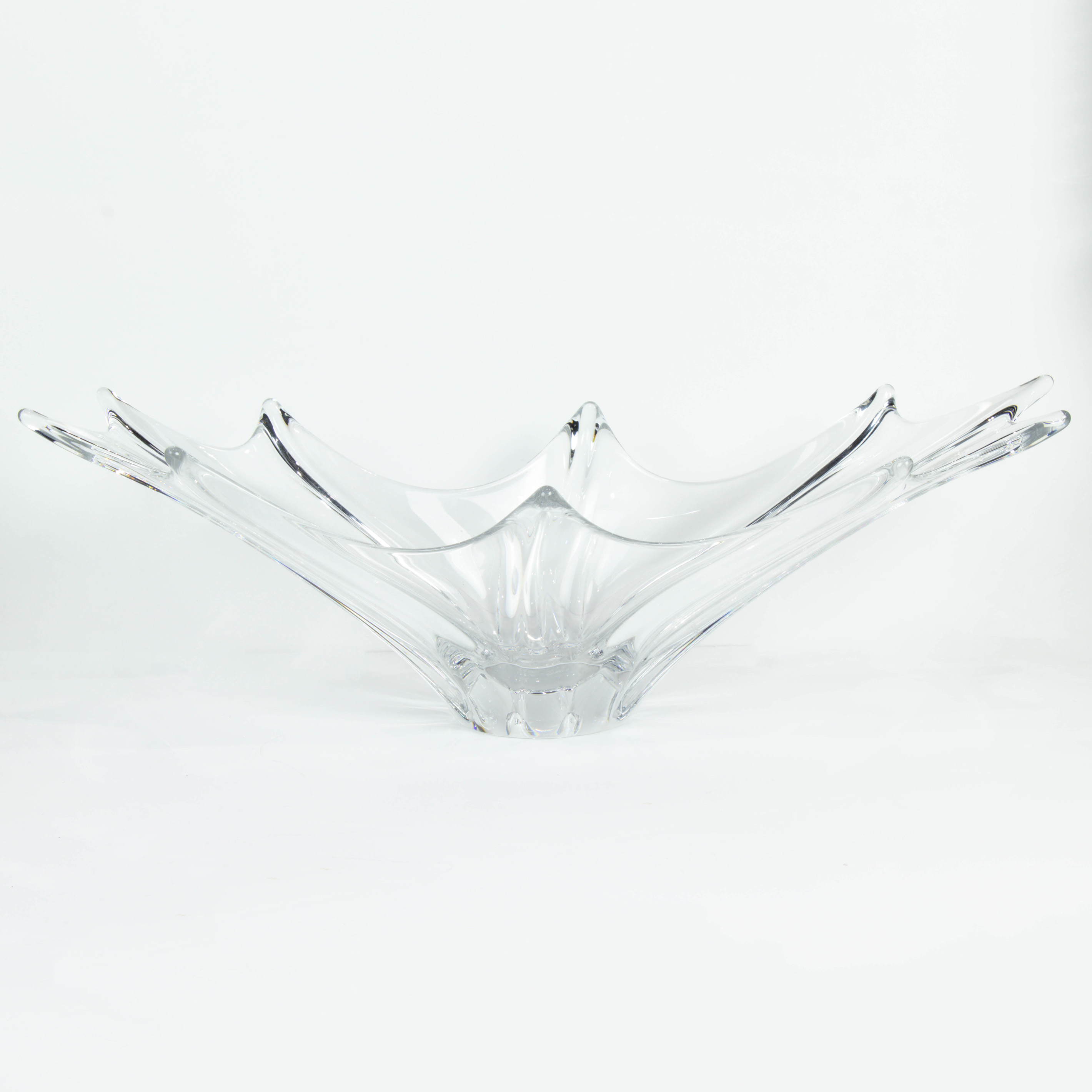 DAUM GLASS FREE-FORM CENTERBOWL