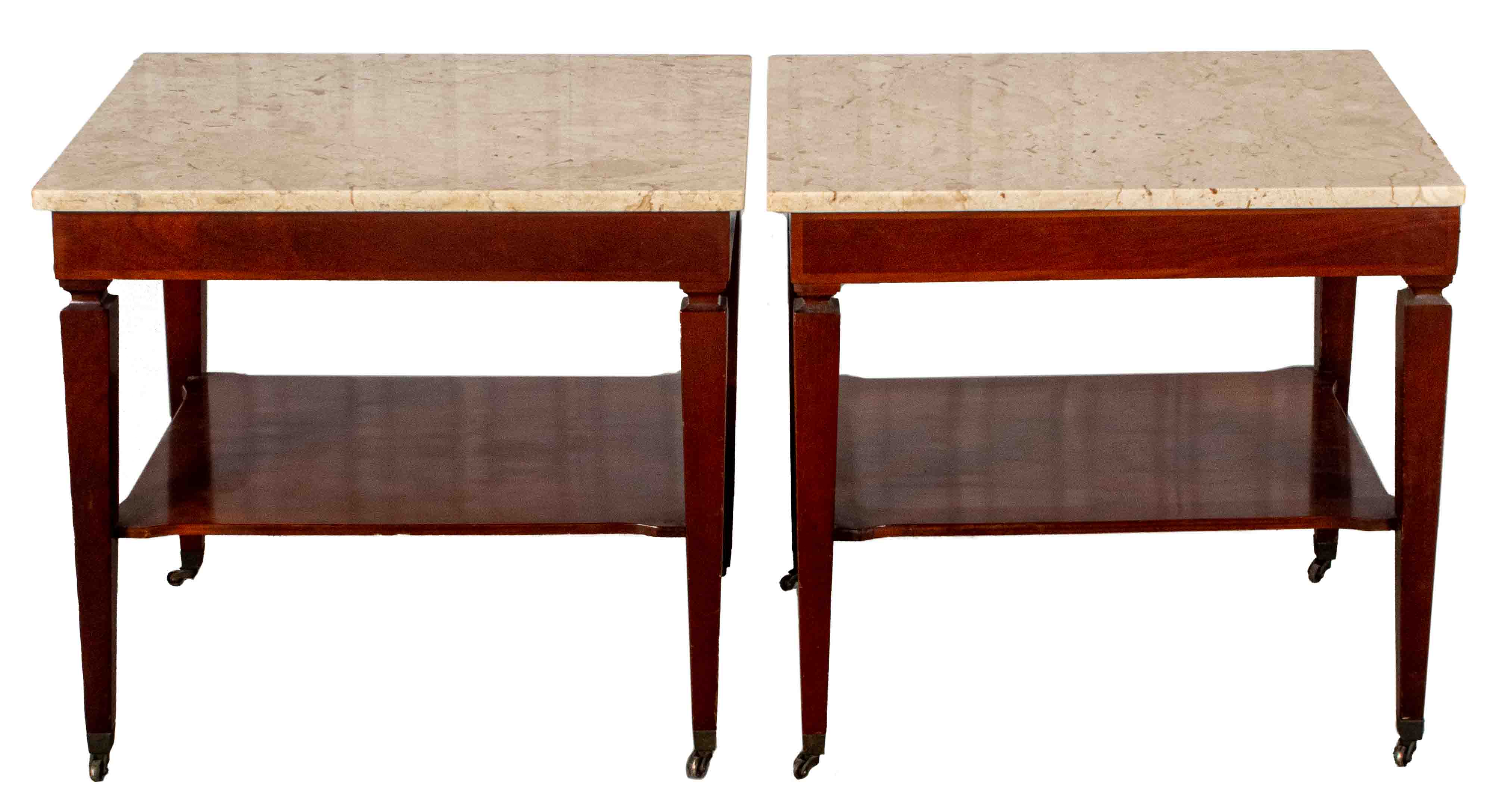 NEOCLASSICAL REVIVAL SIDE TABLES 2d1ed7