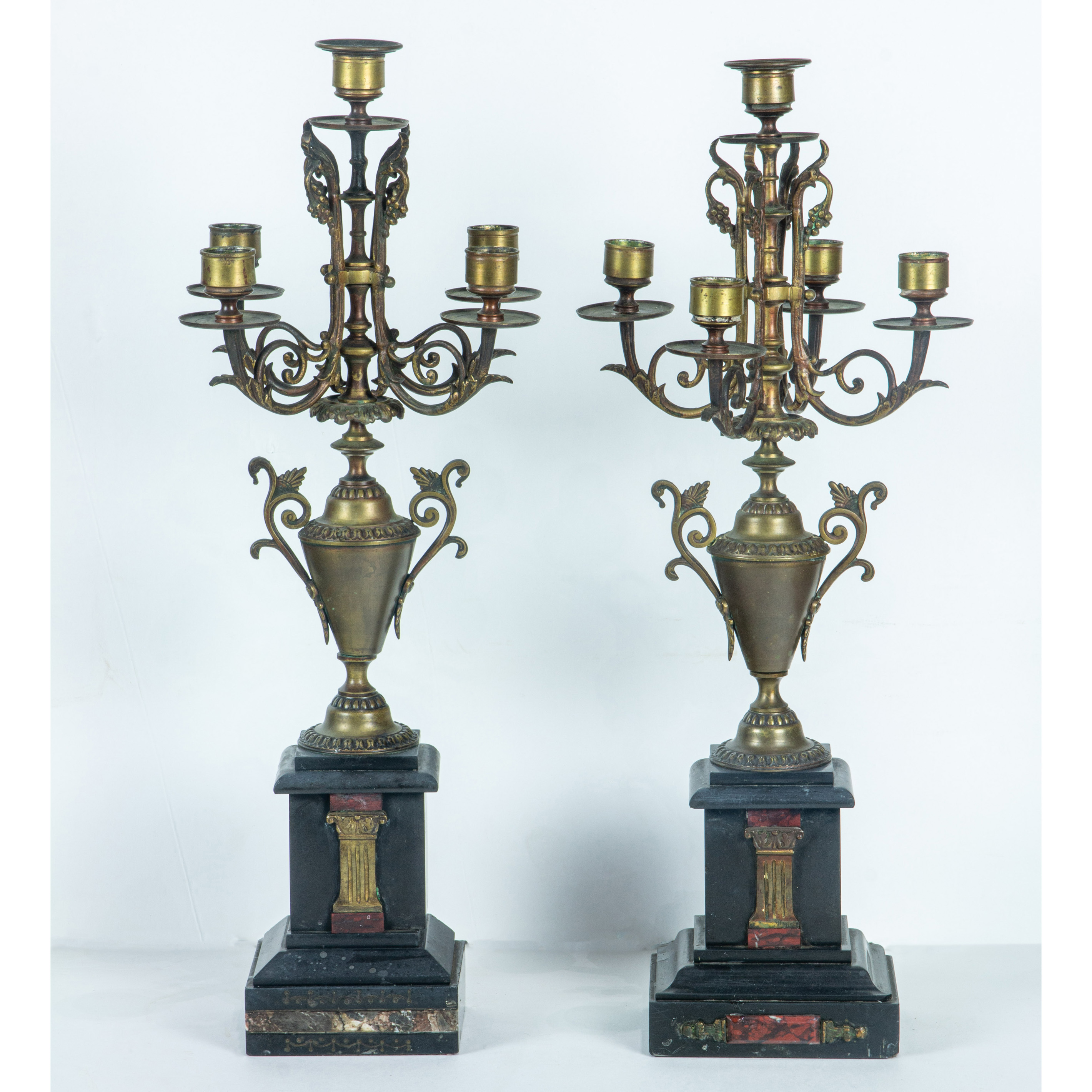 A PAIR OF FRENCH BRONZE A pair