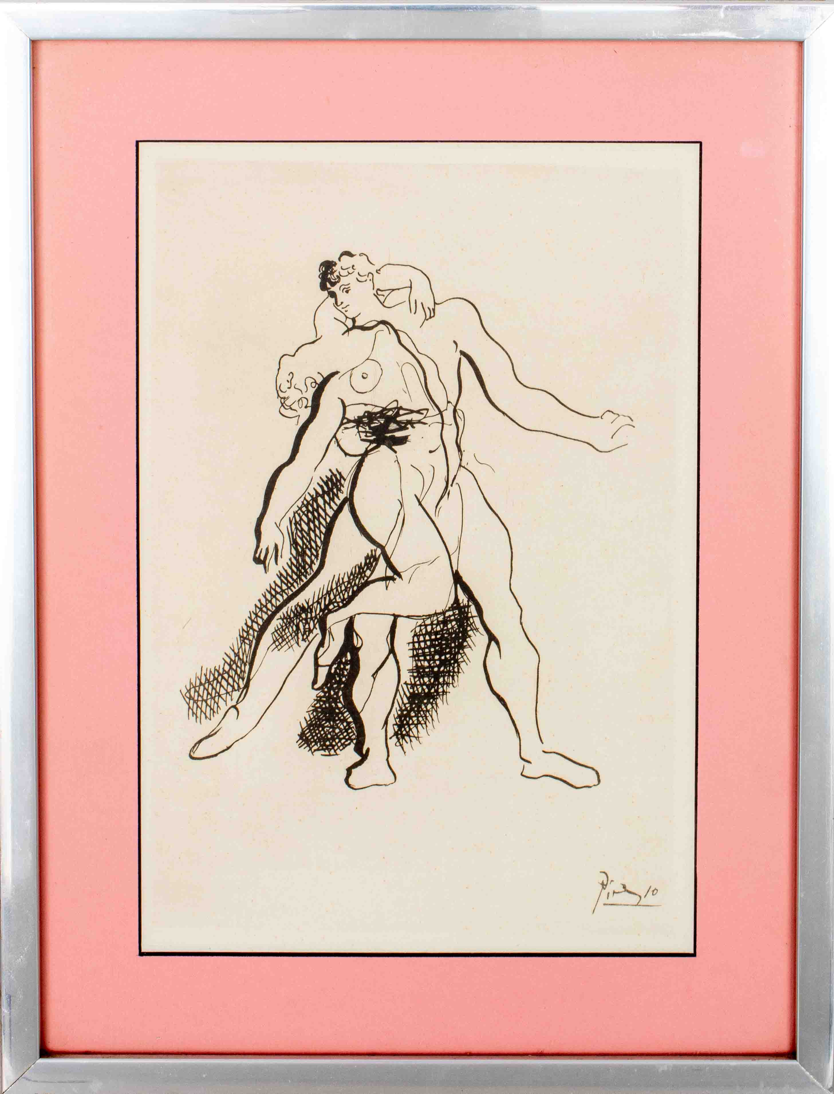 PABLO PICASSO LITHOGRAPH OF DANCING 2d1fa9