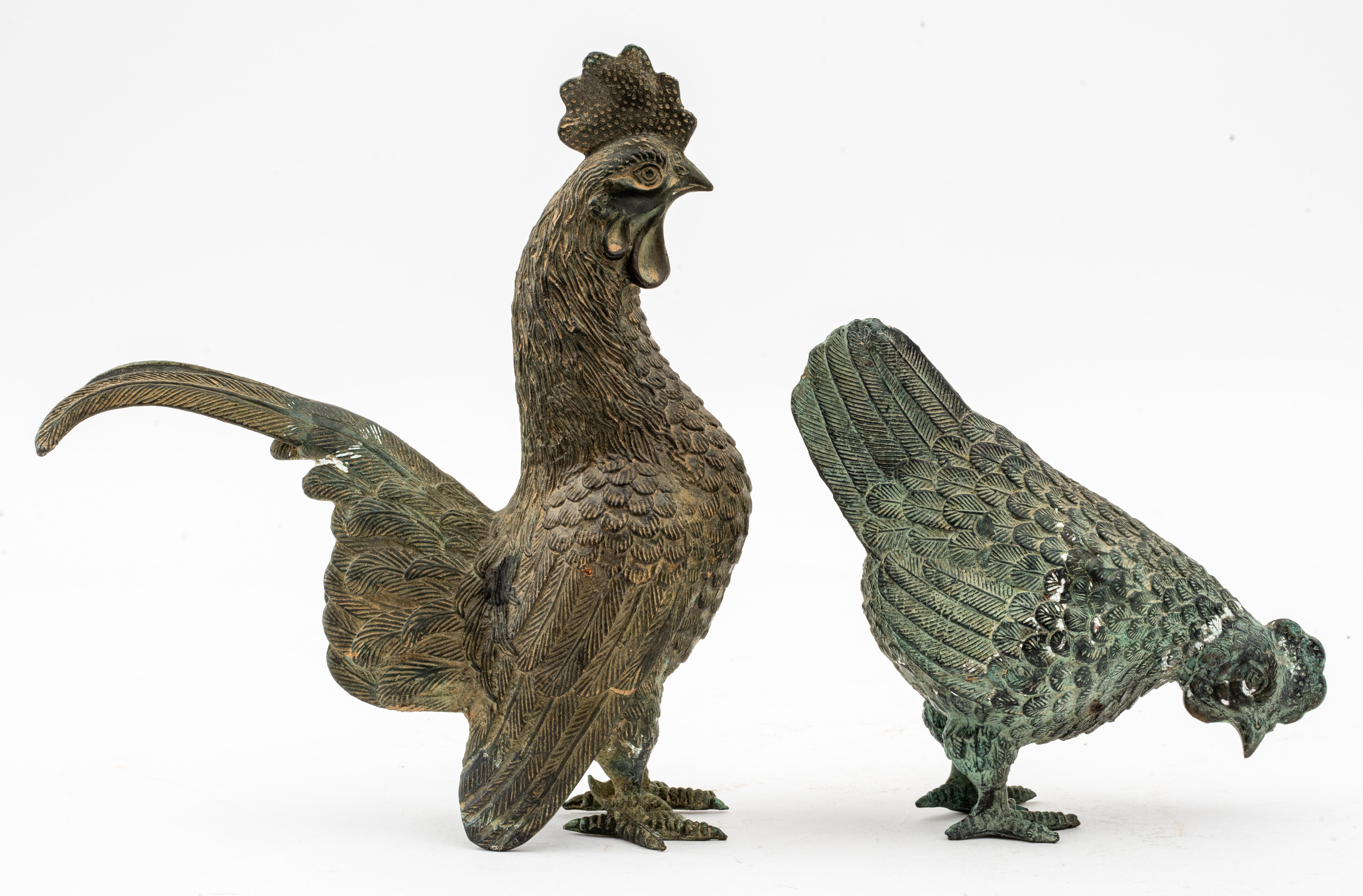 MEIJI STYLE BRONZE SCULPTURES OF 2d203e