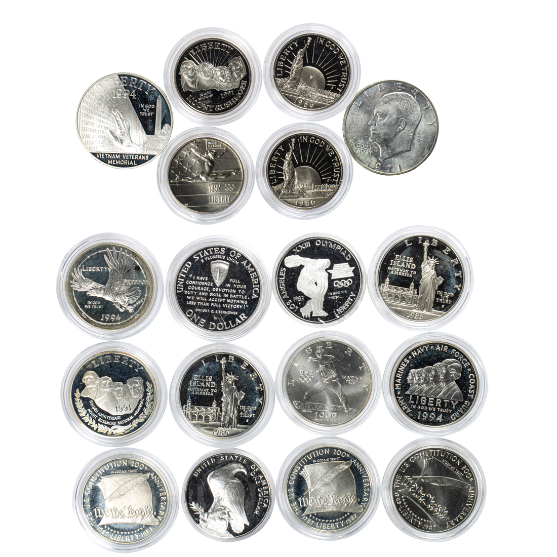  LOT OF 18 MODERN COMMEMORATIVE 2d2169